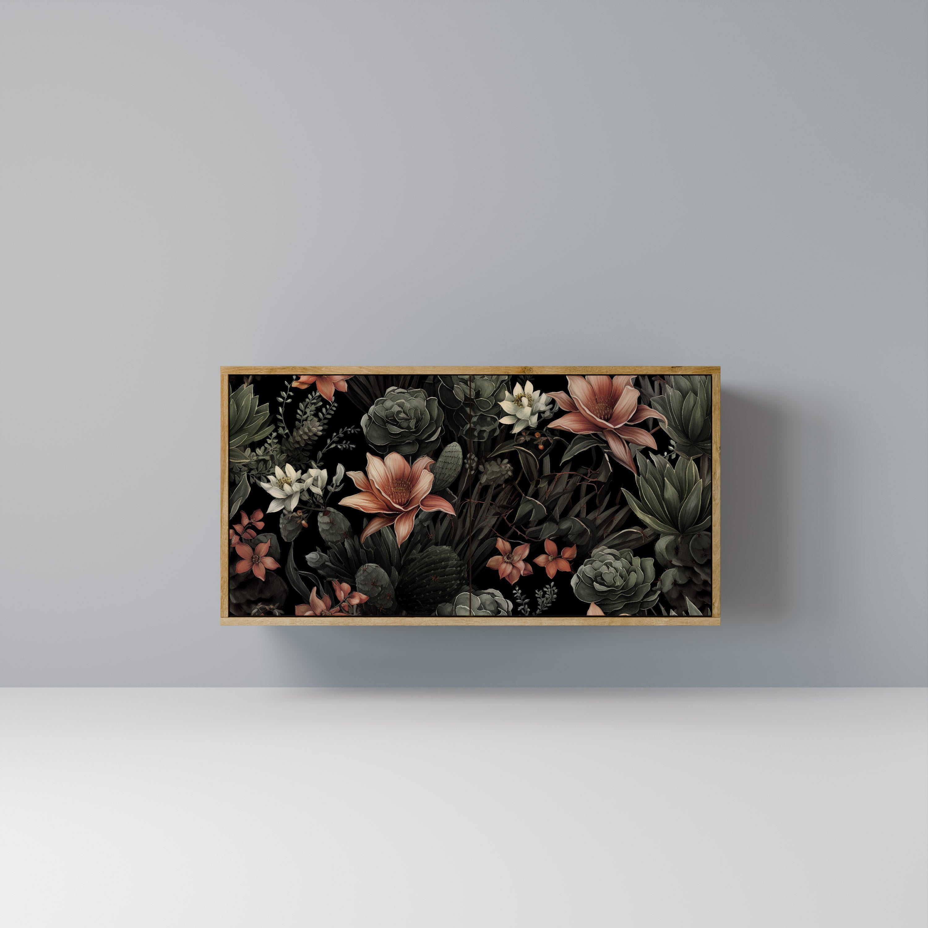 SECRET VERDURE Sideboard mit 2 Türen in Eichenoptik