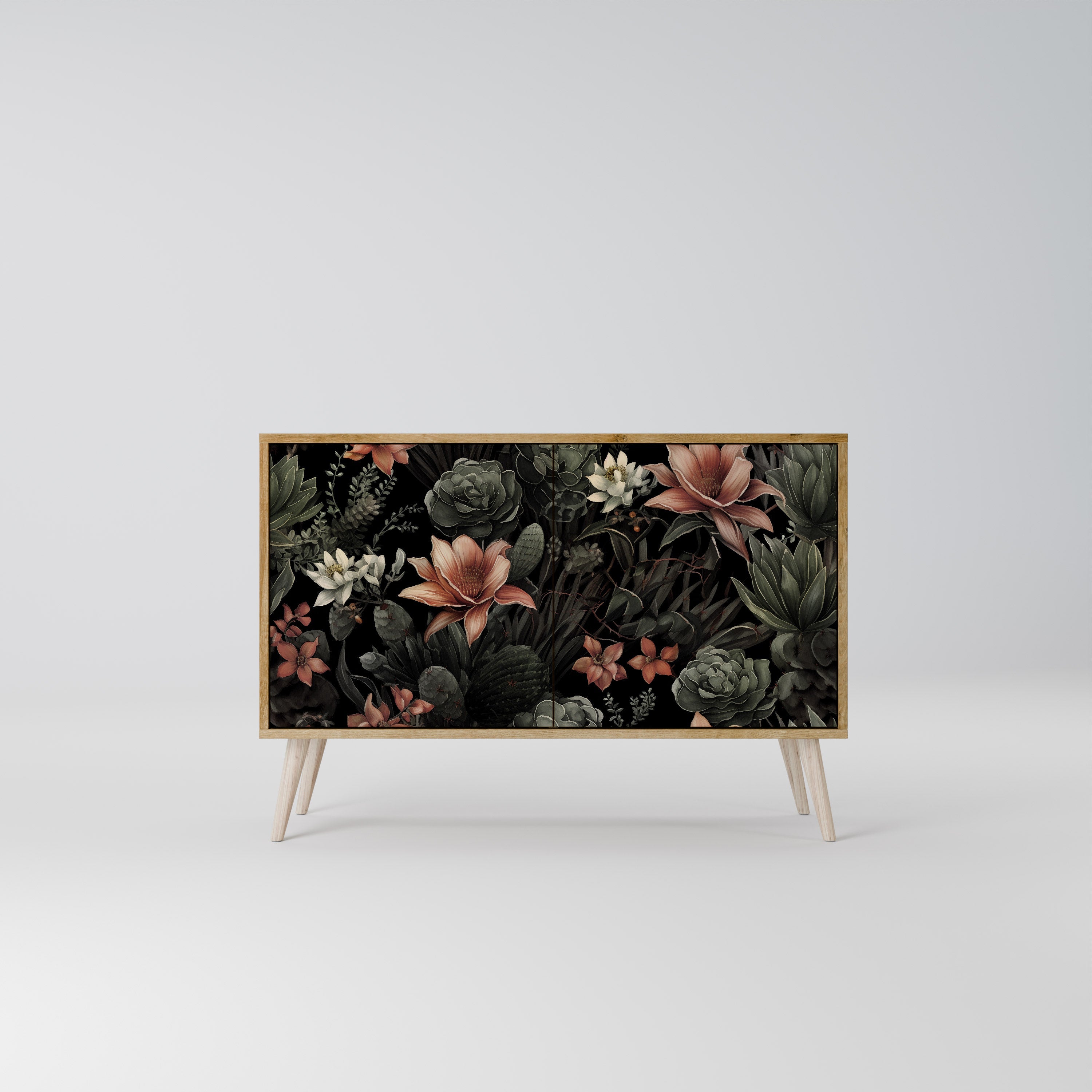 SECRET VERDURE Sideboard mit 2 Türen in Eichenoptik