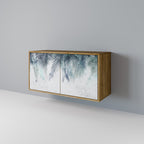 PALM VEIL Sideboard mit 2 Türen in Eiche-Optik