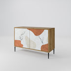 TRANQUIL TWIG Sideboard mit 2 Türen in Eiche-Optik