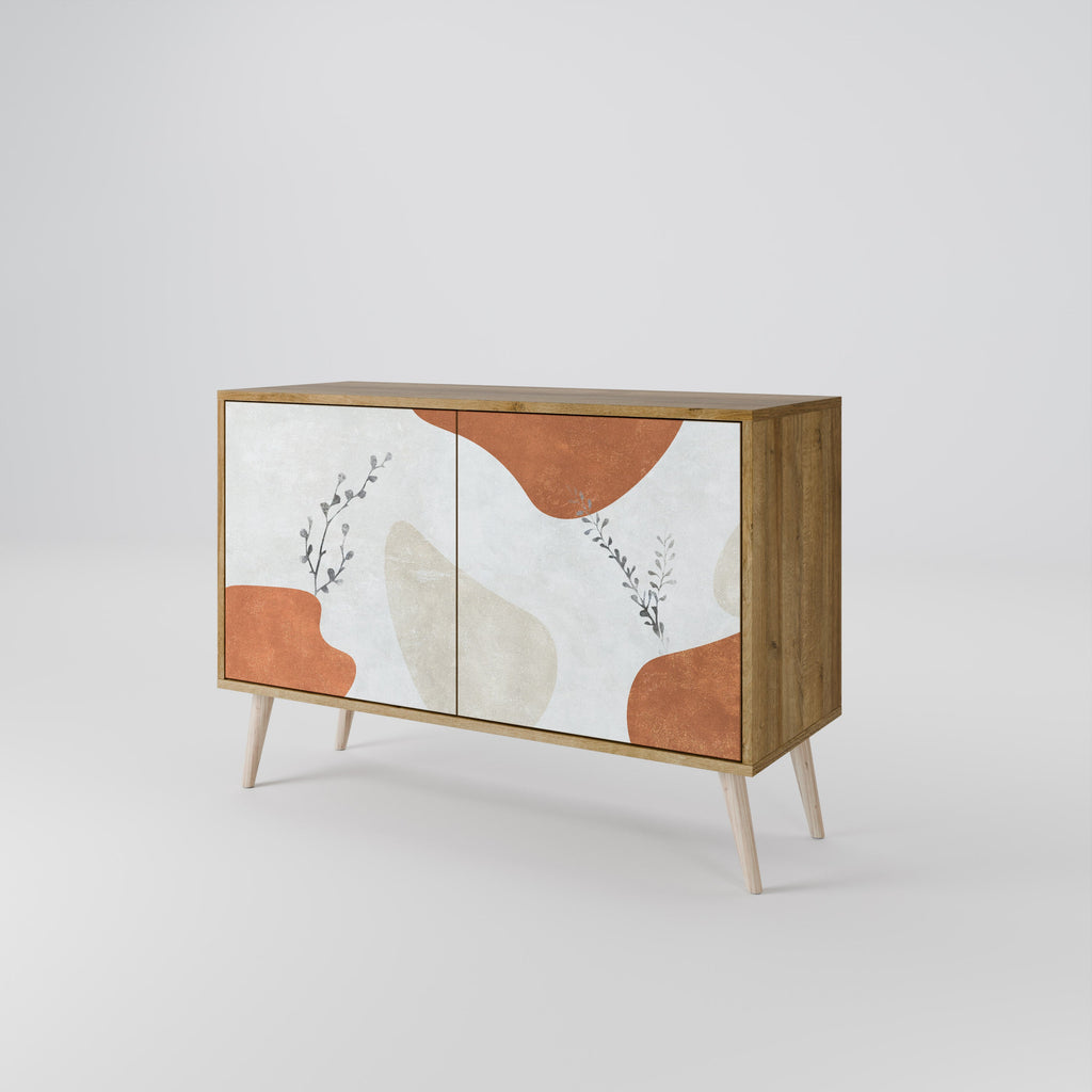 TRANQUIL TWIG Sideboard mit 2 Türen in Eichenoptik