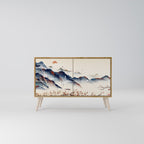 JAPANESE LANDSCAPE Sideboard mit 2 Türen in Eiche-Optik