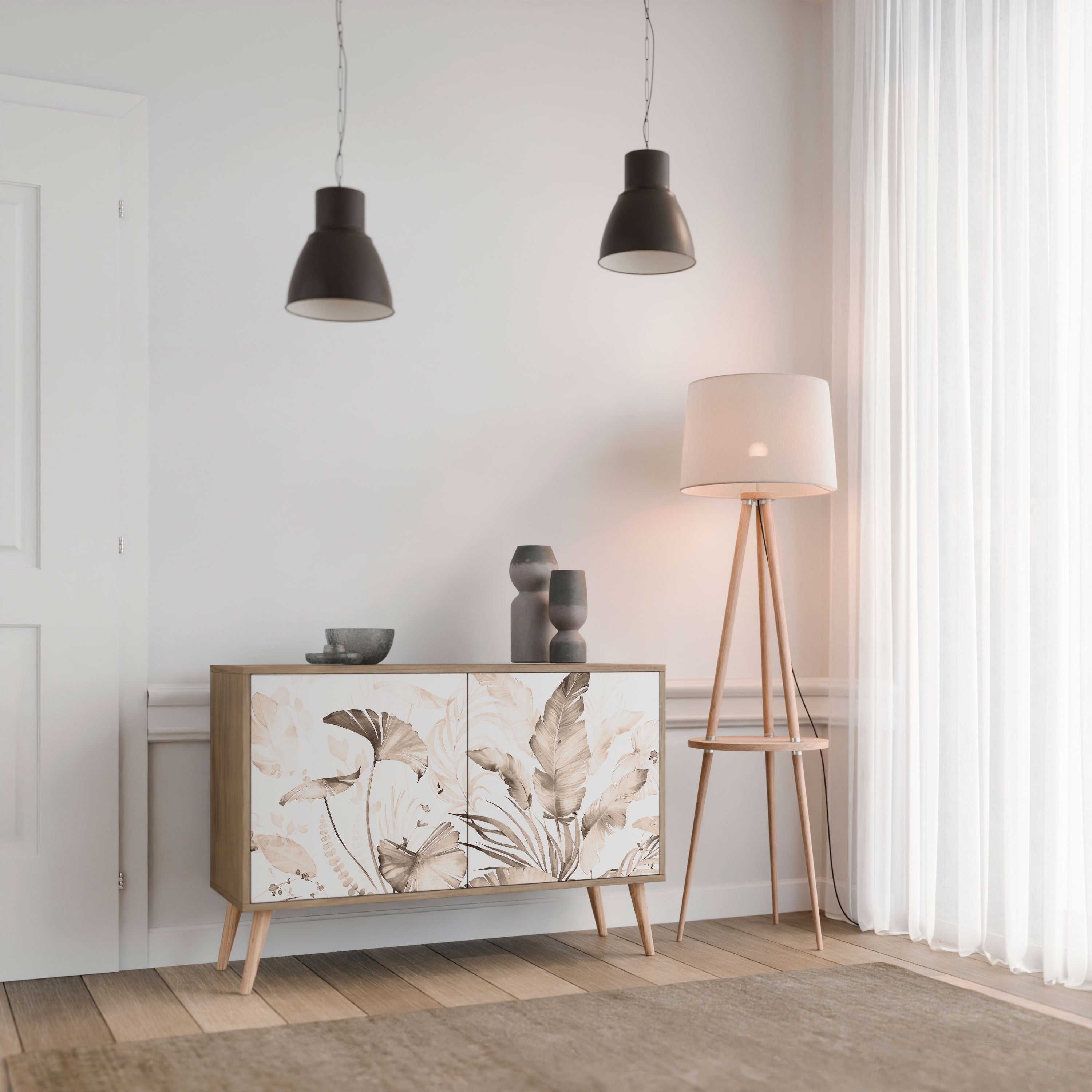 WILD TENDERNESS 2-türiges Sideboard in Eichenoptik