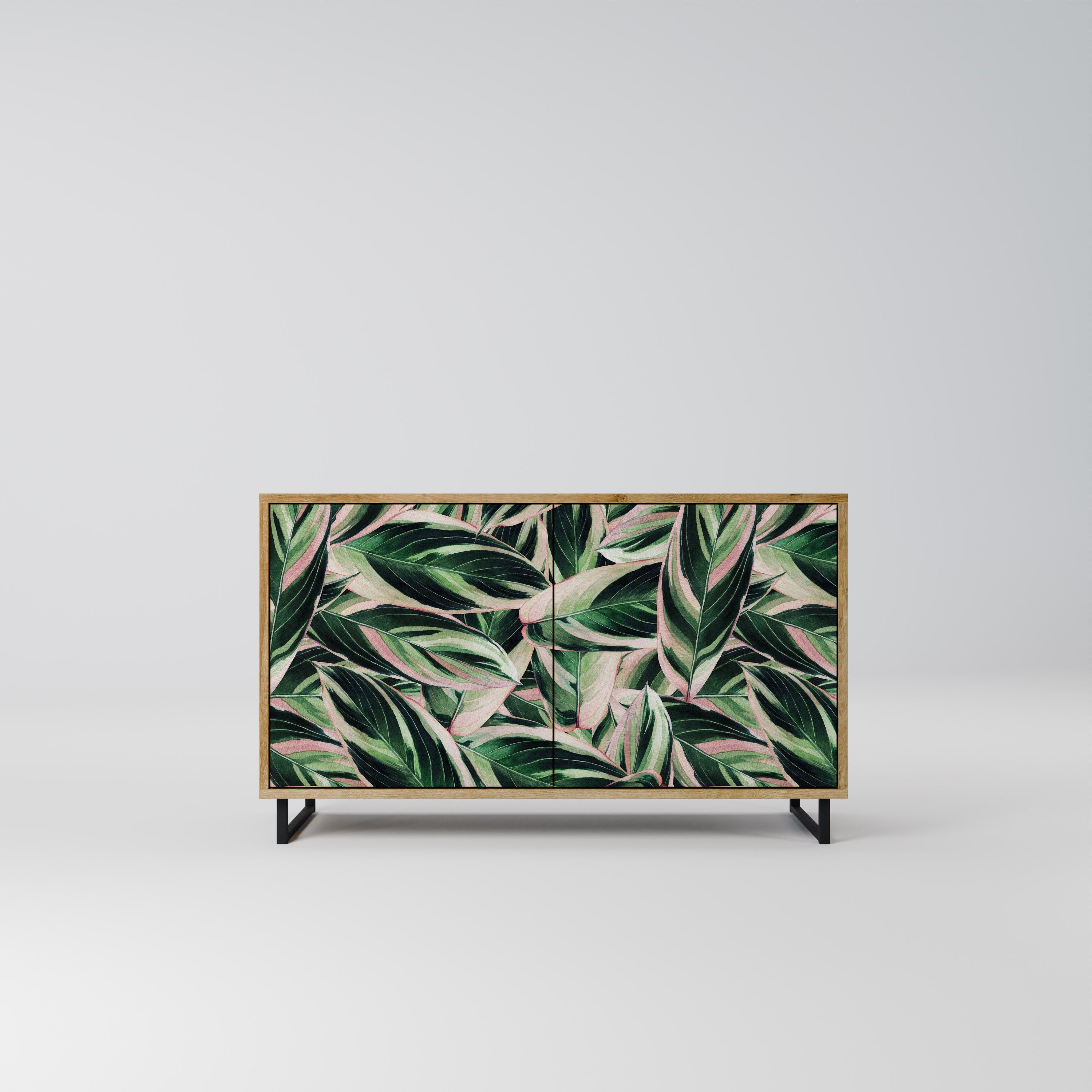 EERIE STROMANTHE Sideboard mit 2 Türen in Eichenoptik