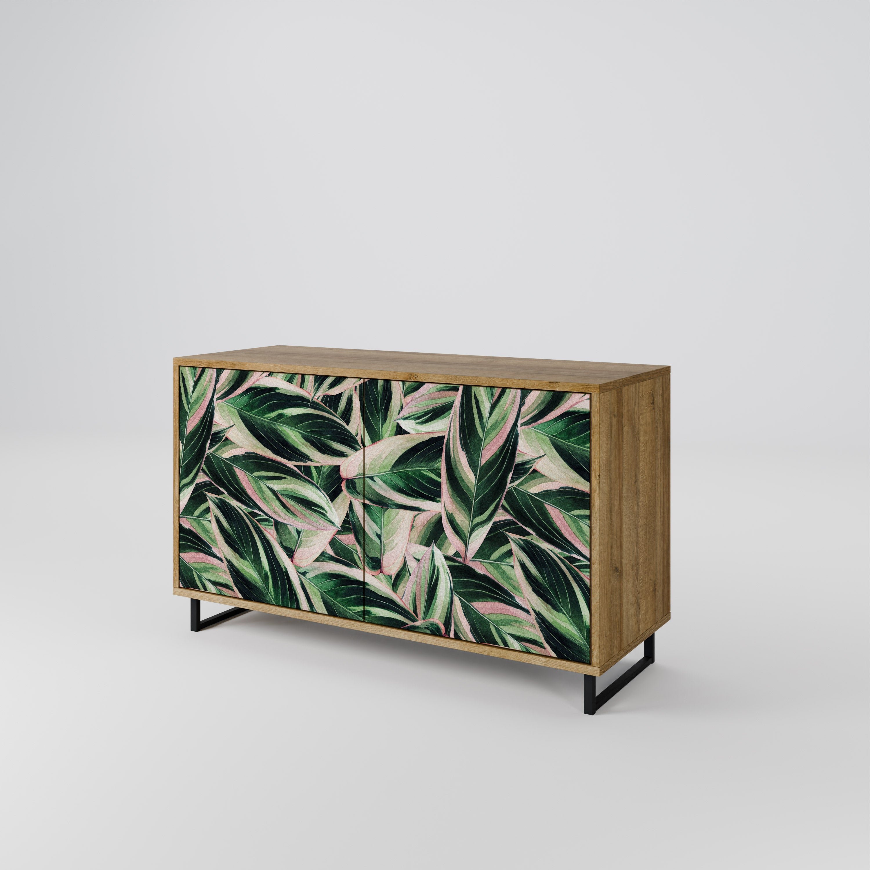 EERIE STROMANTHE Sideboard mit 2 Türen in Eichenoptik