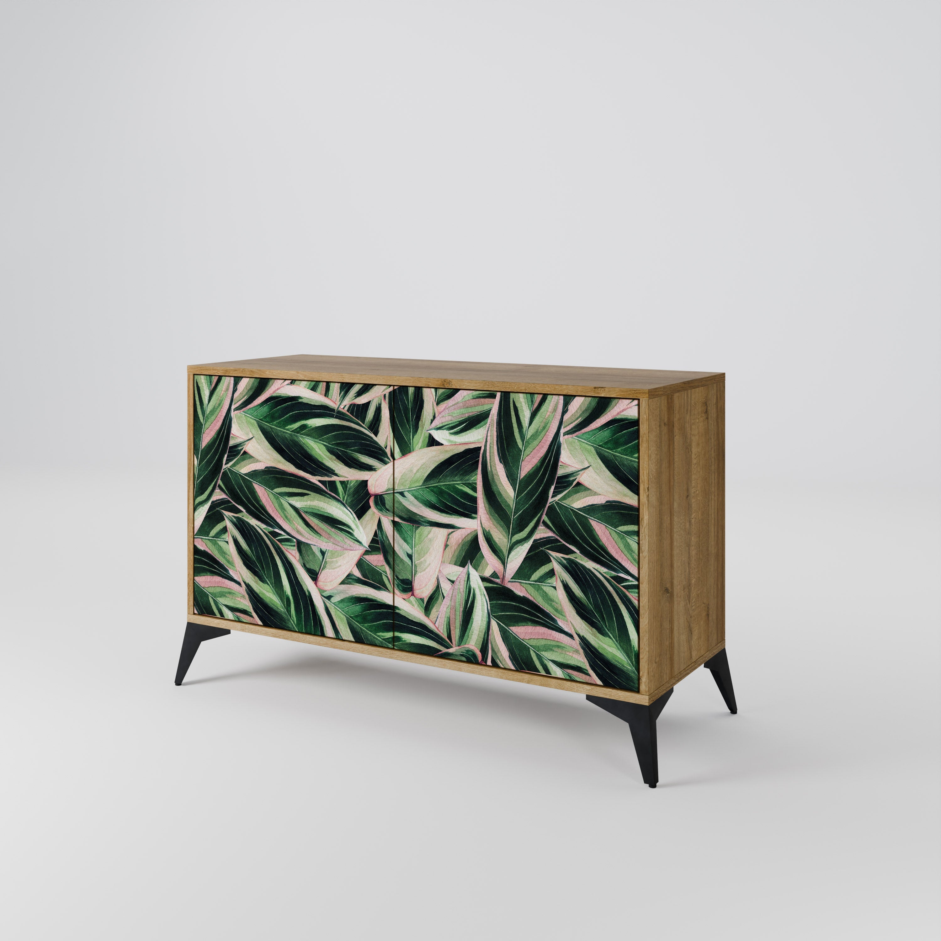 EERIE STROMANTHE Sideboard mit 2 Türen in Eichenoptik