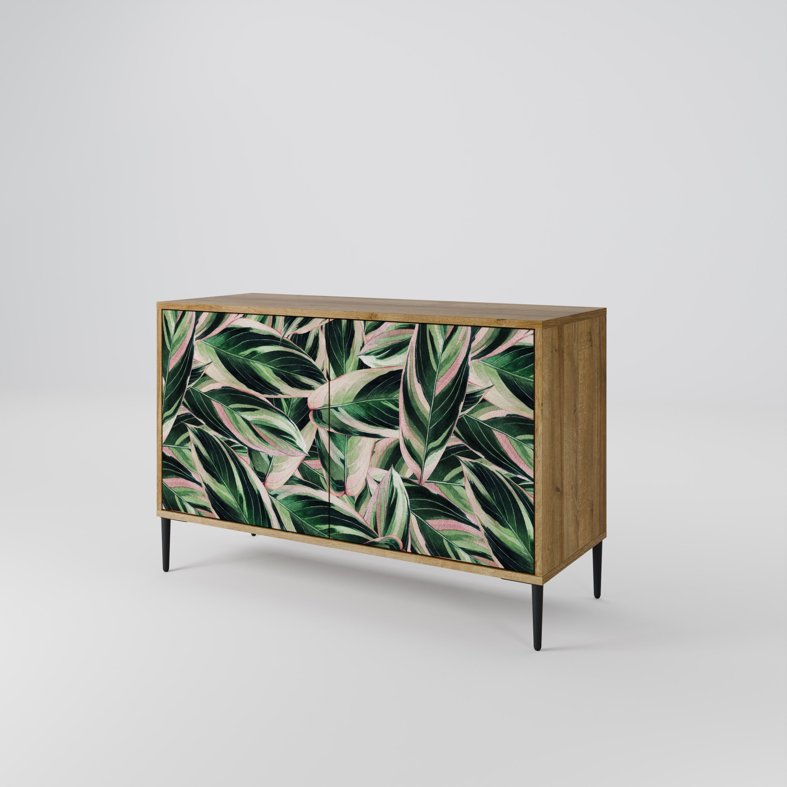 EERIE STROMANTHE Sideboard mit 2 Türen in Eichenoptik