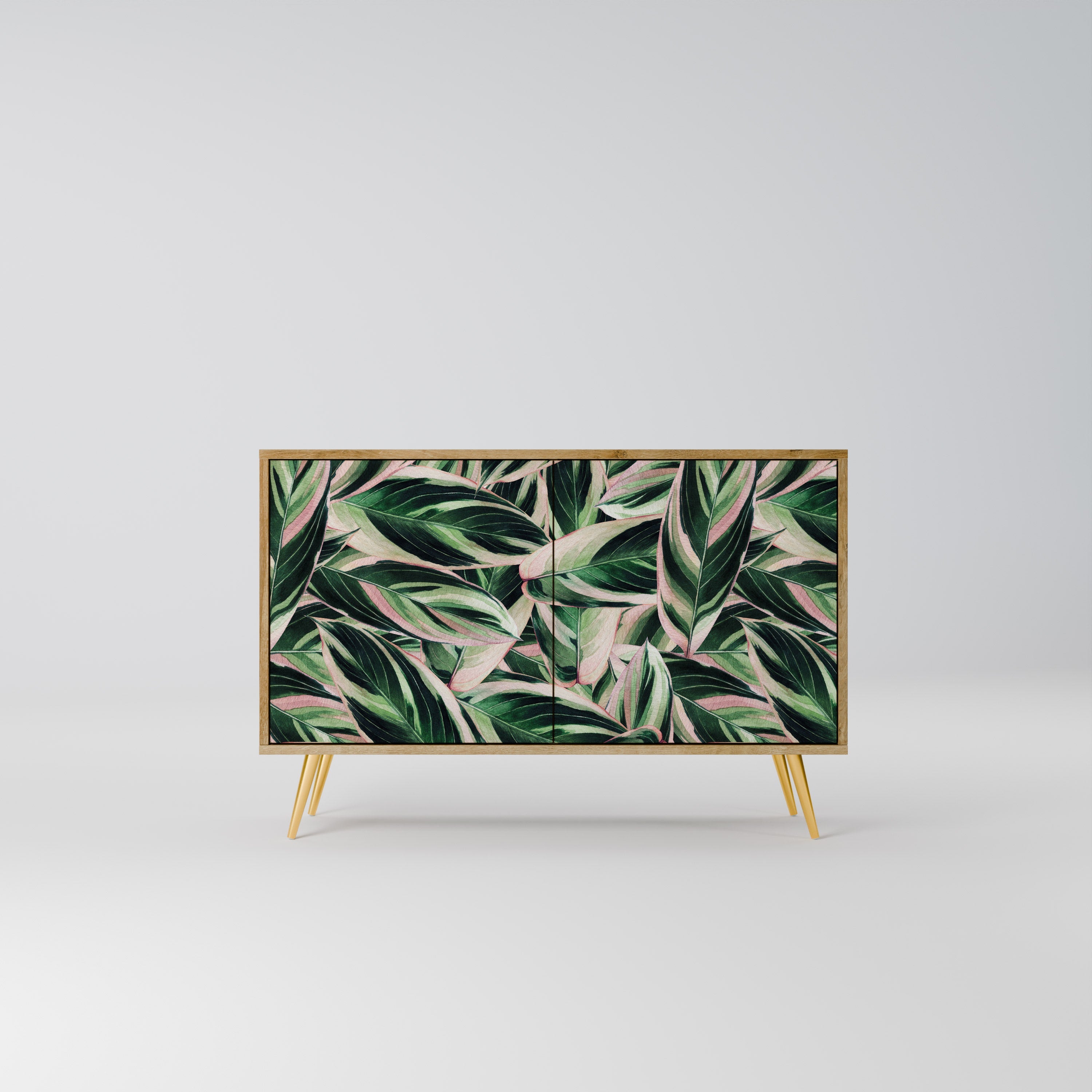 EERIE STROMANTHE Sideboard mit 2 Türen in Eichenoptik