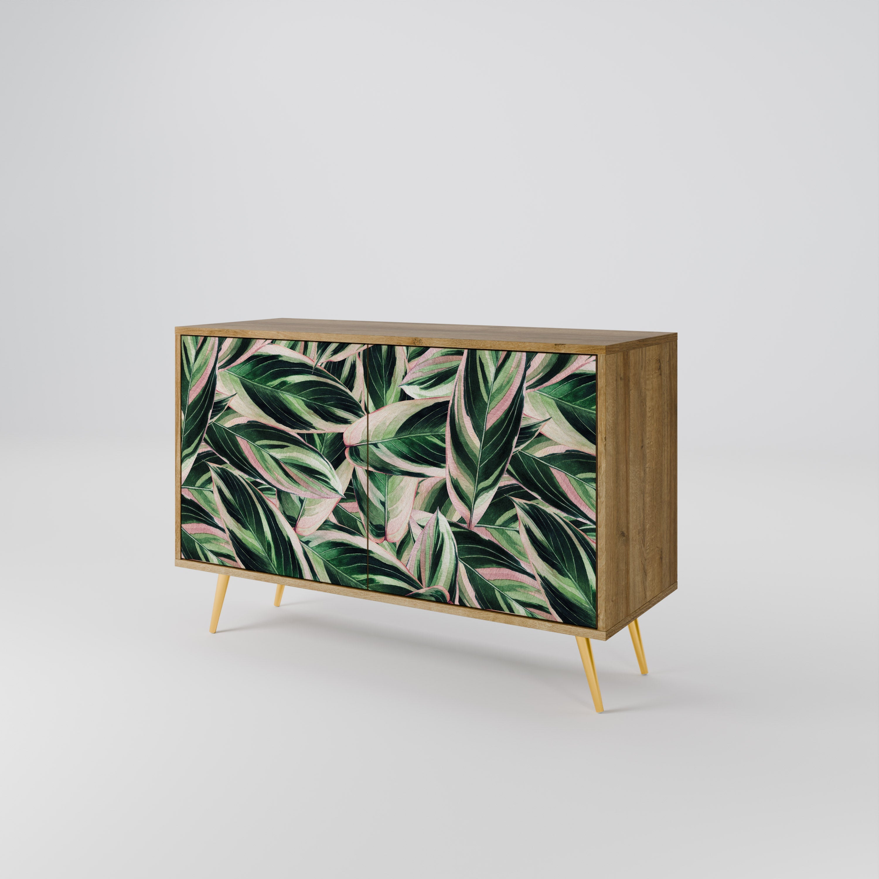 EERIE STROMANTHE Sideboard mit 2 Türen in Eichenoptik