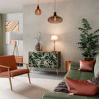 EERIE STROMANTHE Sideboard mit 2 Türen in Eiche-Optik