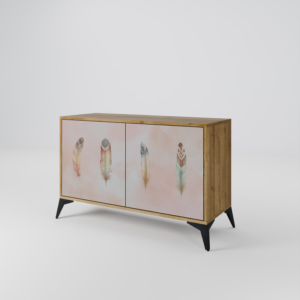 THE DELIQUESCE Sideboard mit 2 Türen in Eichenoptik