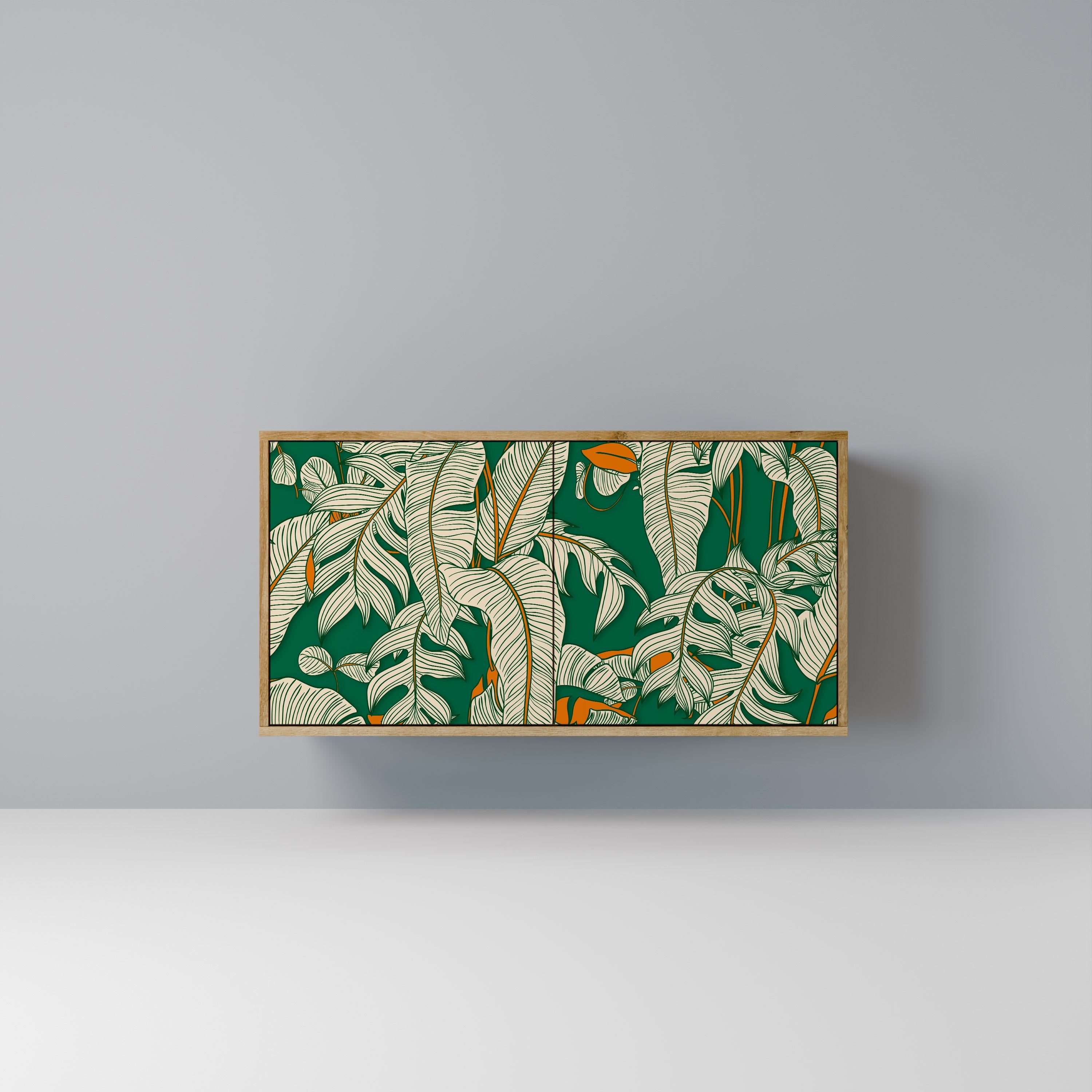 VERDANT PLEASURES Sideboard mit 2 Türen in Eichenoptik