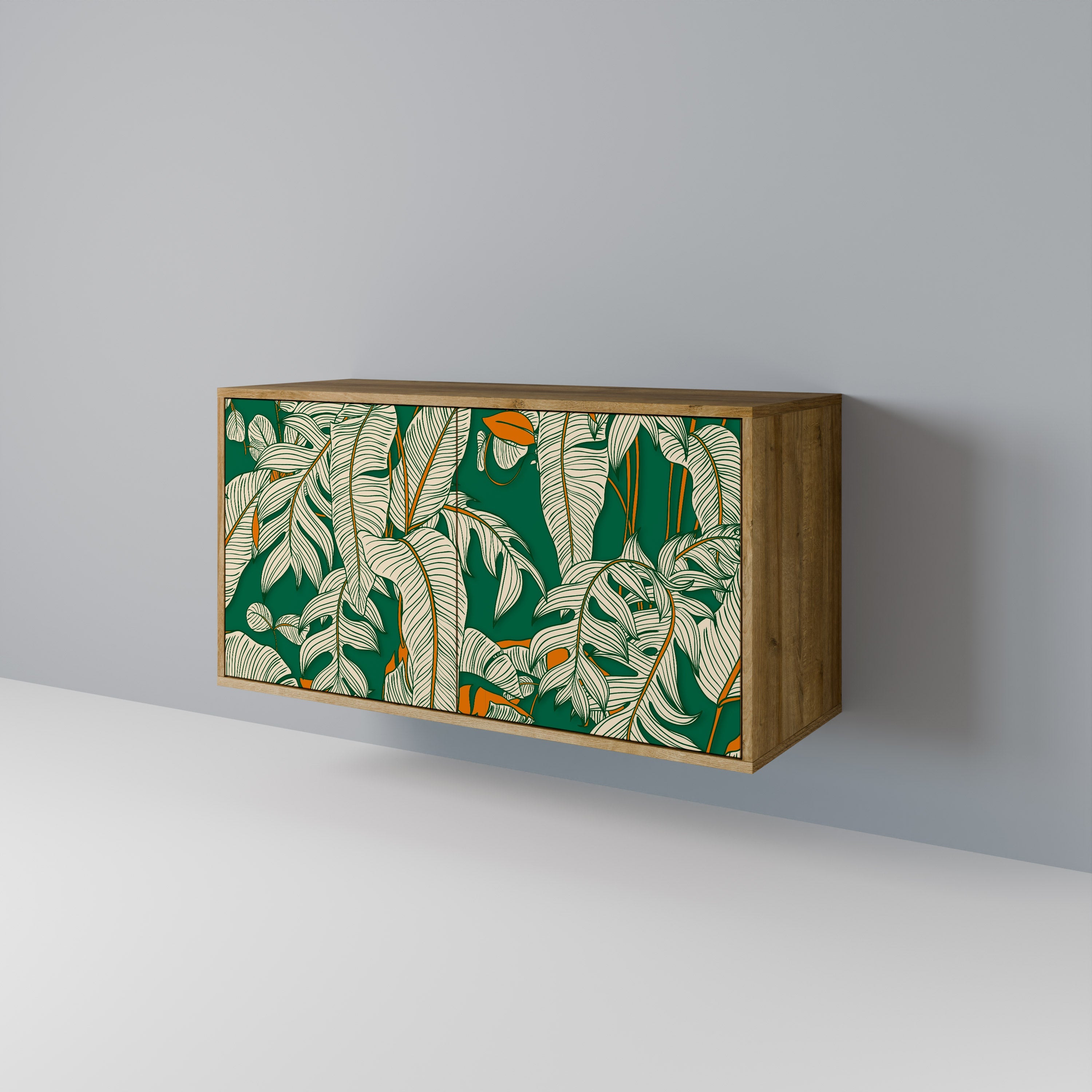 VERDANT PLEASURES Sideboard mit 2 Türen in Eichenoptik