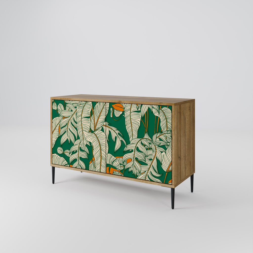 VERDANT PLEASURES Sideboard mit 2 Türen in Eichenoptik