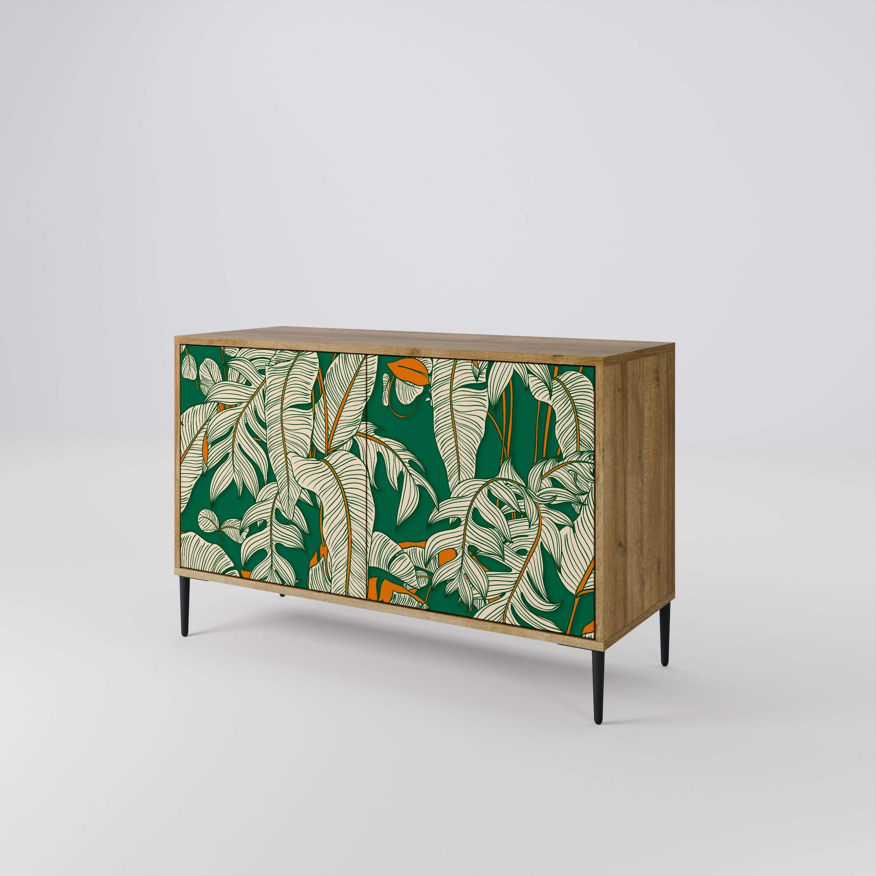 VERDANT PLEASURES Sideboard mit 2 Türen in Eichenoptik