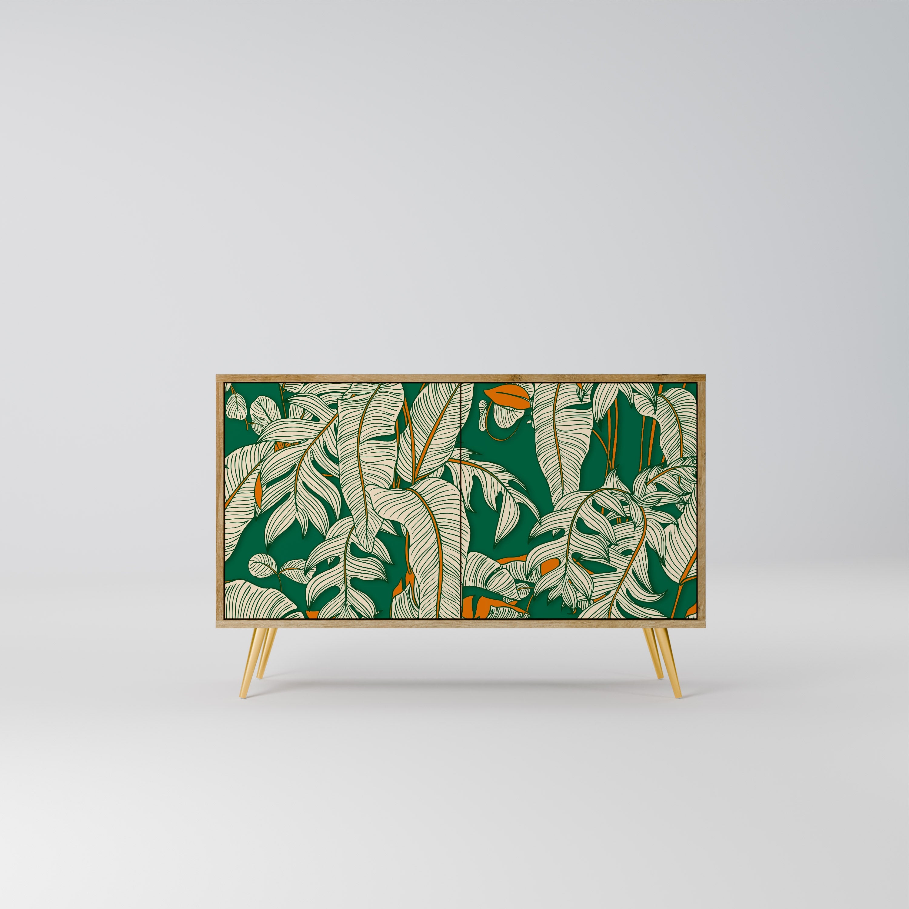 VERDANT PLEASURES Sideboard mit 2 Türen in Eichenoptik