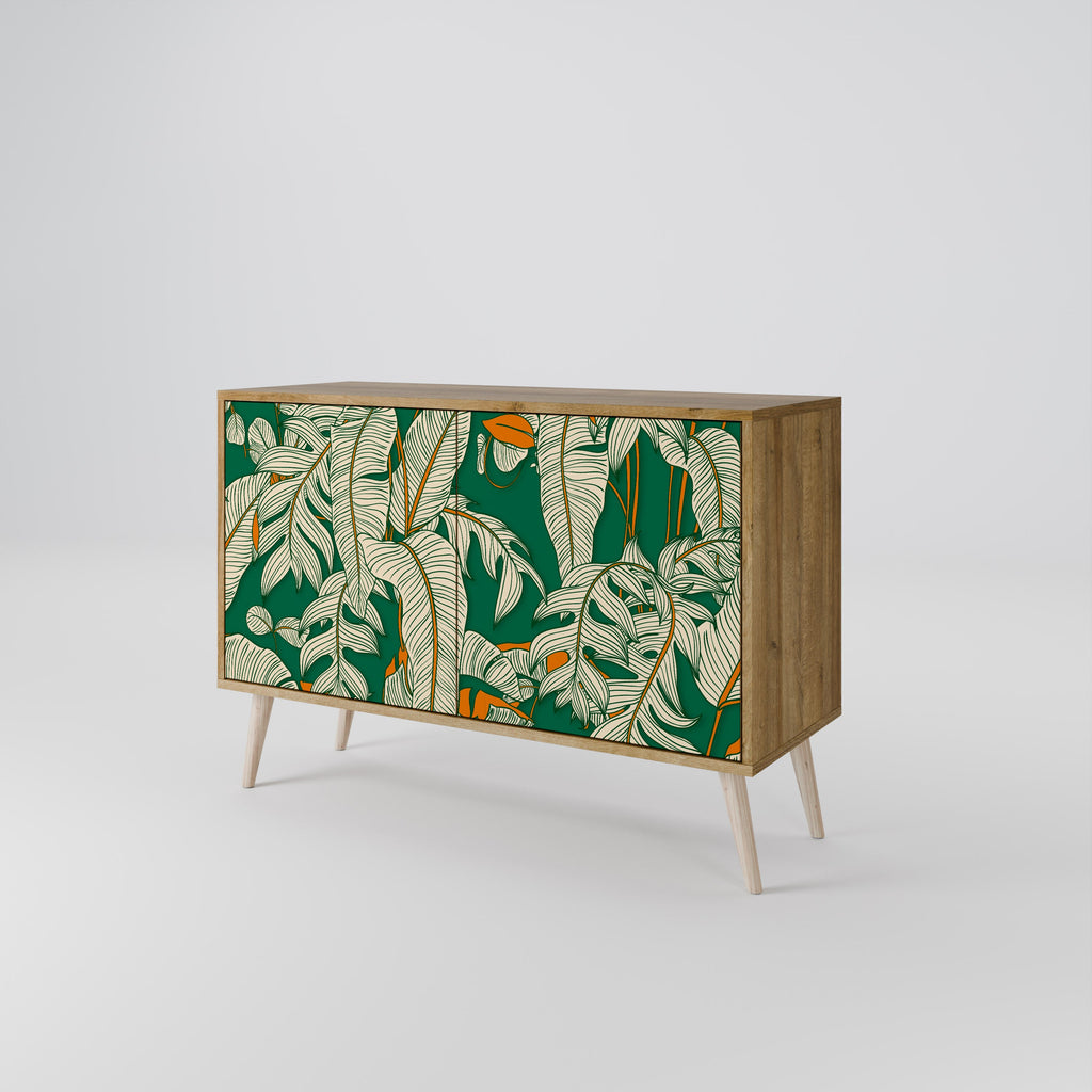 VERDANT PLEASURES Sideboard mit 2 Türen in Eichenoptik
