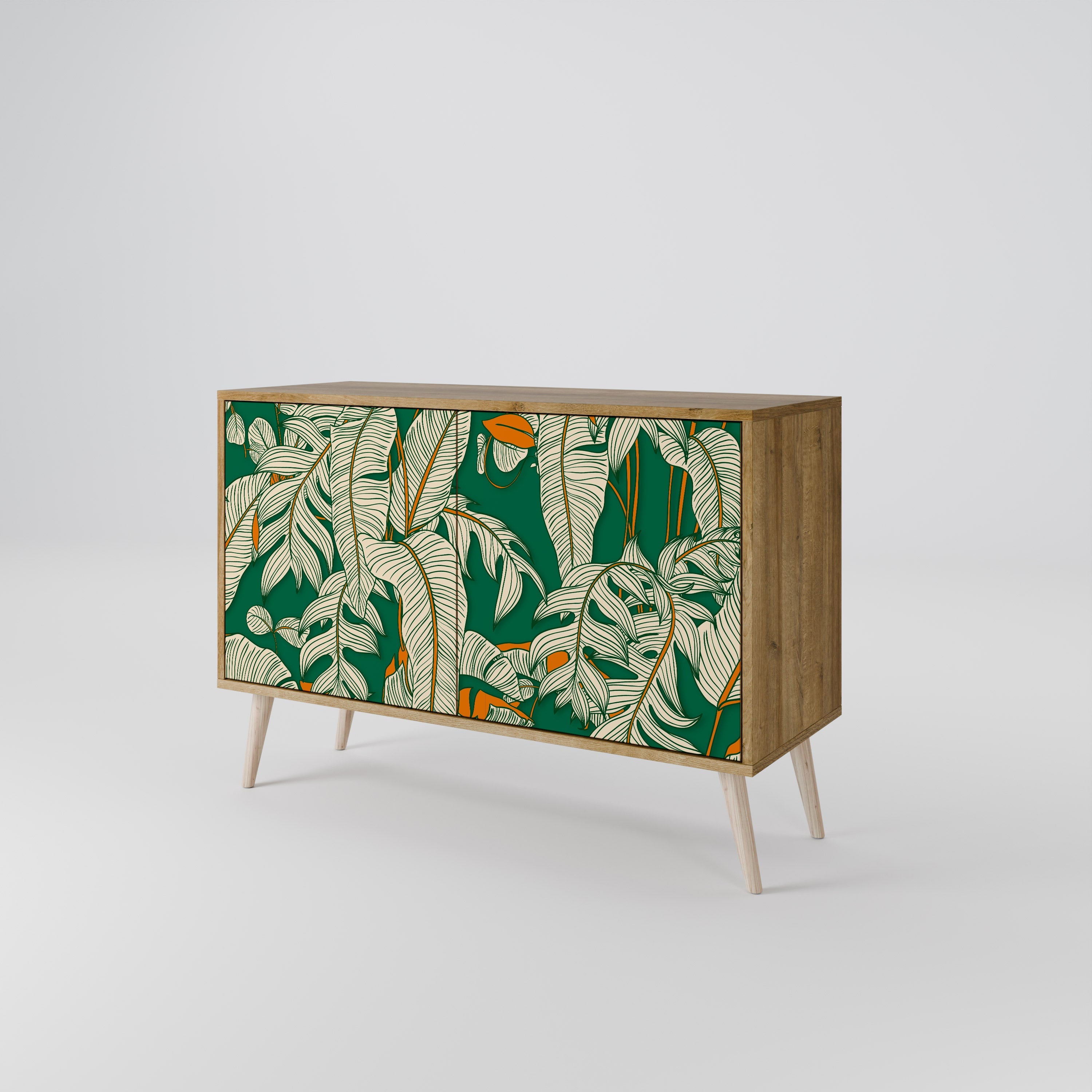 VERDANT PLEASURES Sideboard mit 2 Türen in Eichenoptik