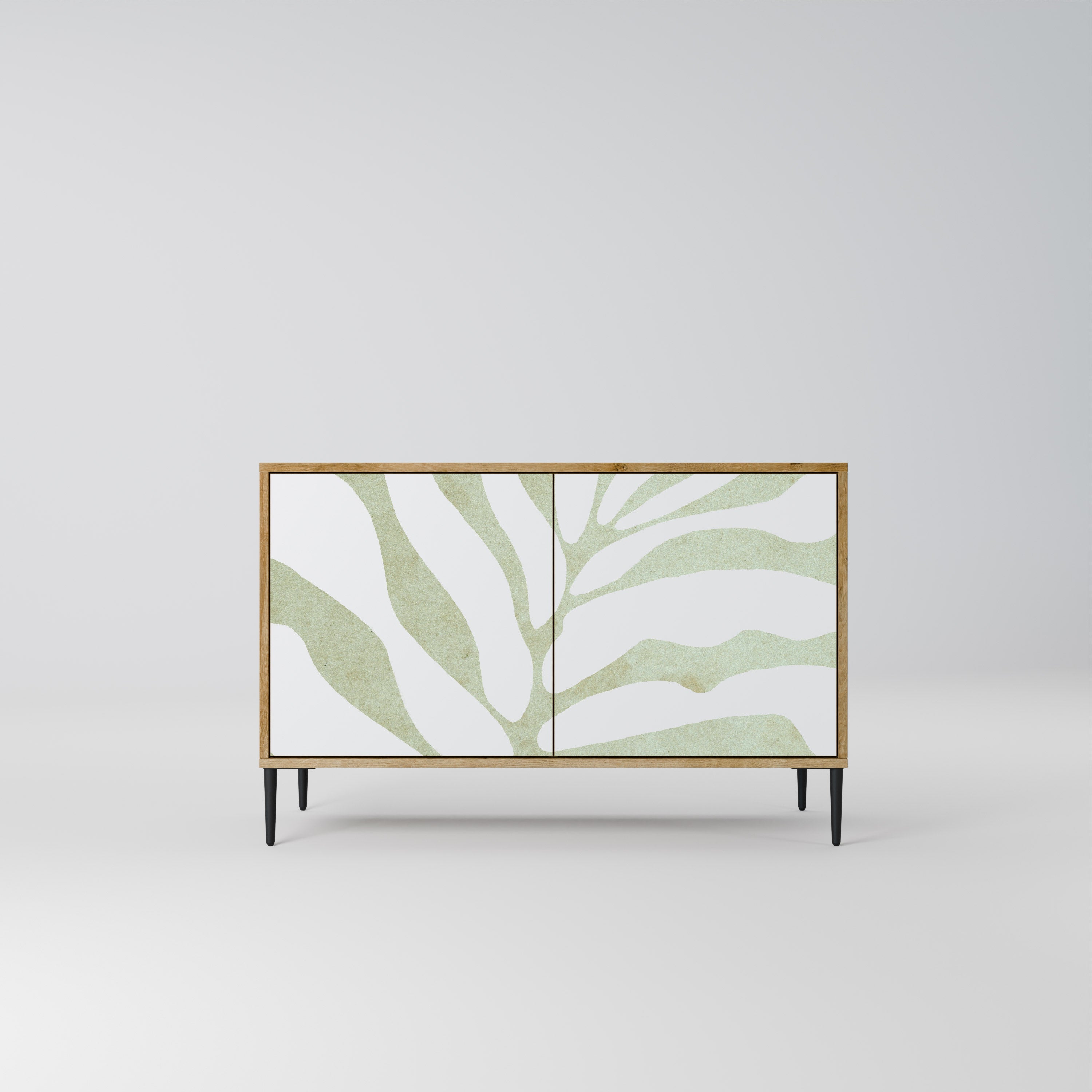 BOTANICAL SPARK Sideboard mit 2 Türen in Eichenoptik