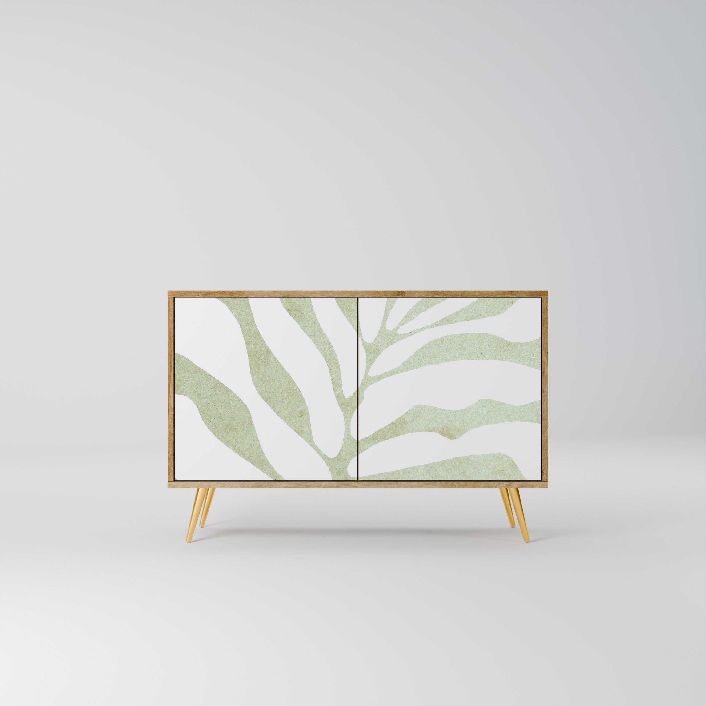BOTANICAL SPARK Sideboard mit 2 Türen in Eichenoptik