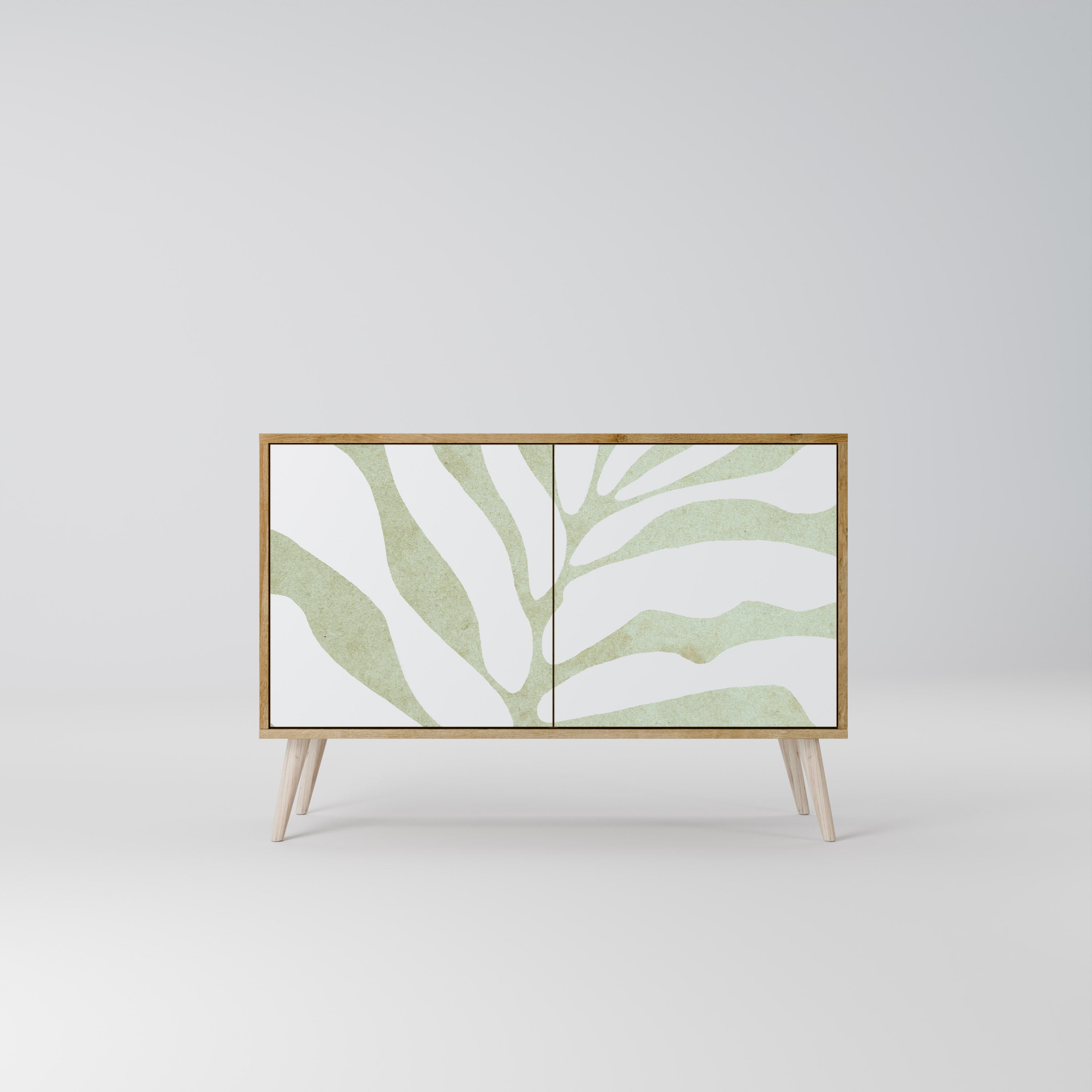BOTANICAL SPARK Sideboard mit 2 Türen in Eichenoptik