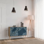 BLUE LEAVES 2-Door Sideboard in Oak Effect