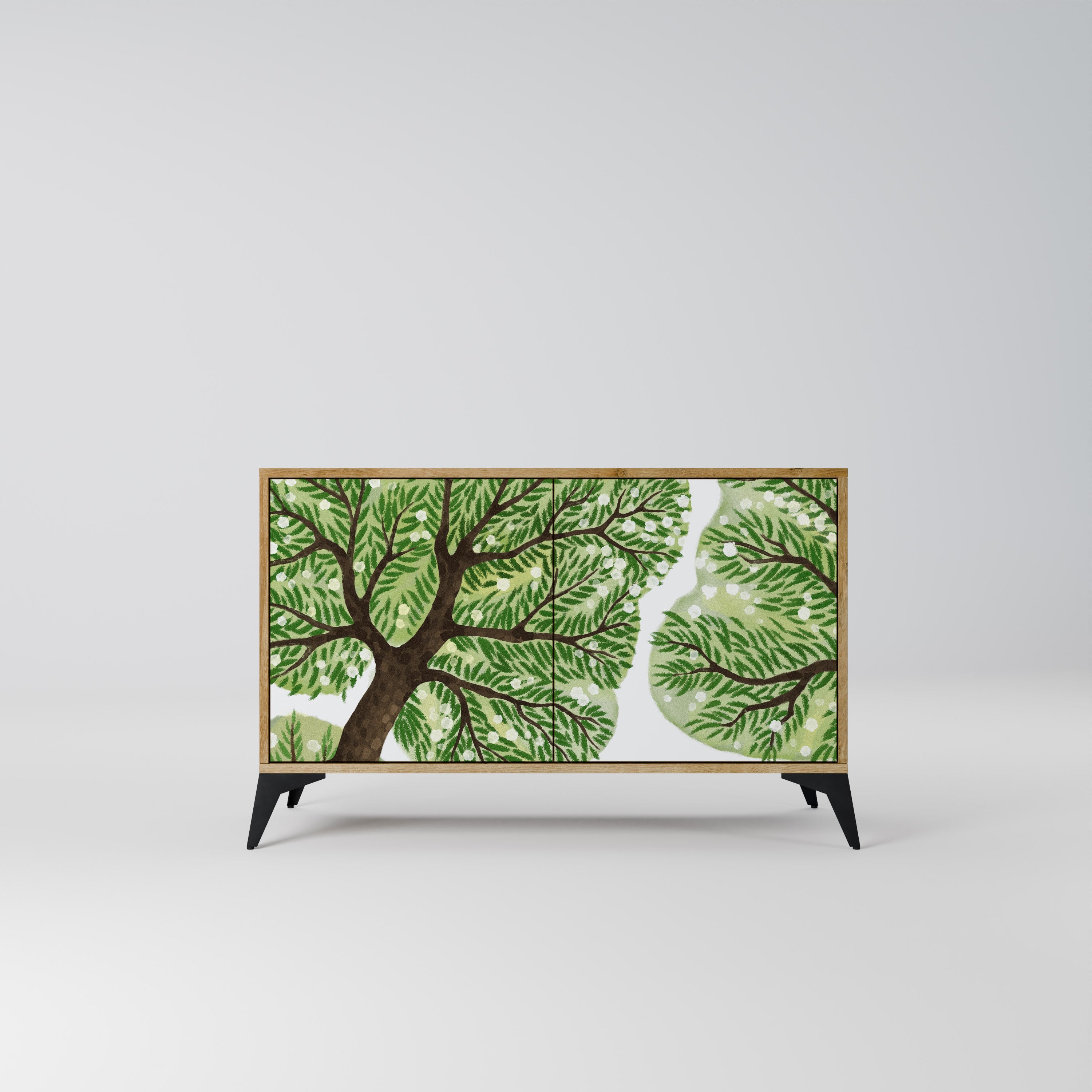 WILDERNESS DASH Sideboard mit 2 Türen in Eichenoptik