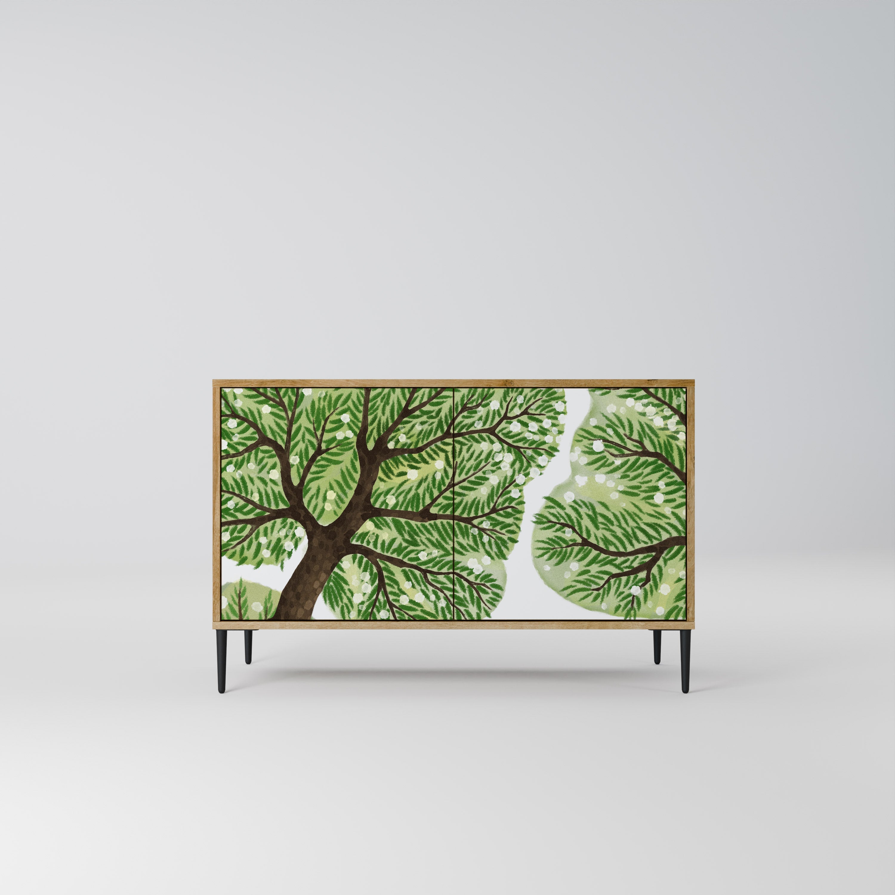 WILDERNESS DASH Sideboard mit 2 Türen in Eichenoptik