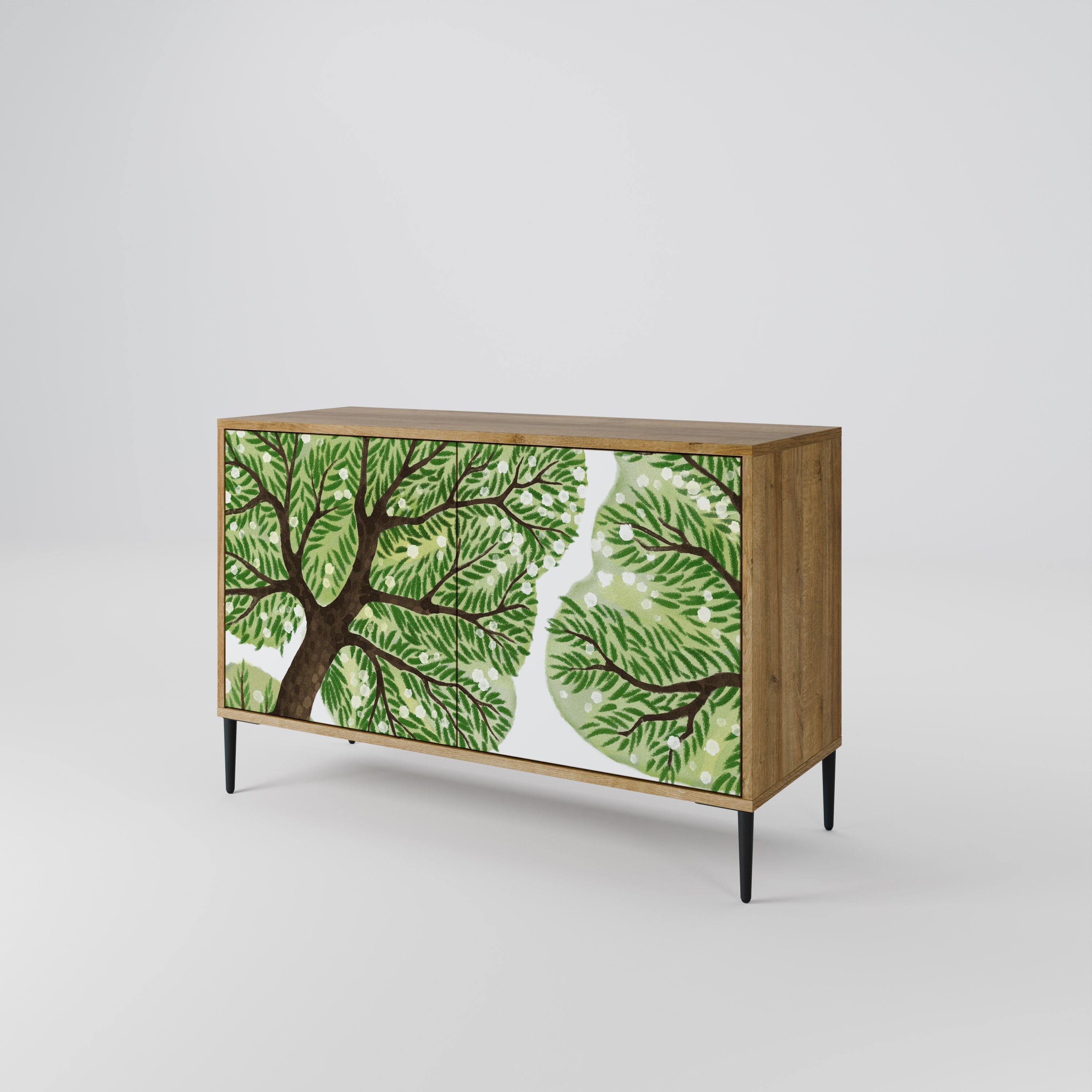 WILDERNESS DASH Sideboard mit 2 Türen in Eichenoptik