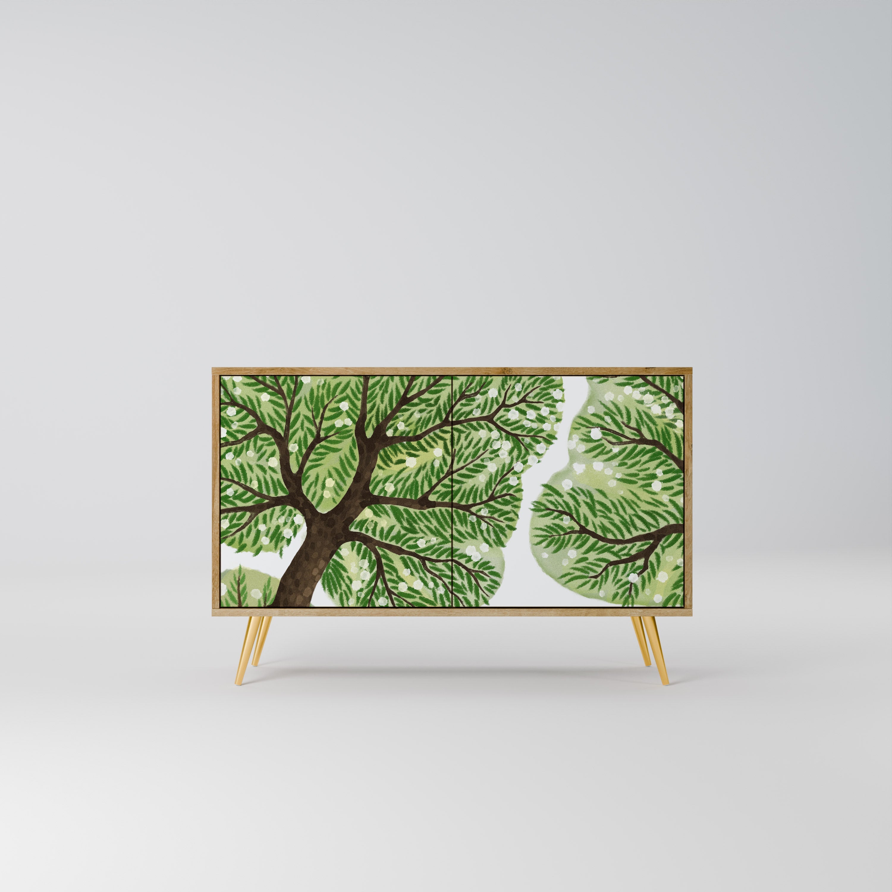 WILDERNESS DASH Sideboard mit 2 Türen in Eichenoptik