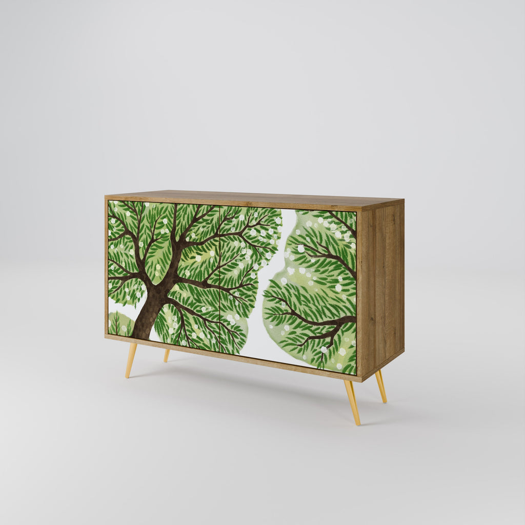 WILDERNESS DASH Sideboard mit 2 Türen in Eichenoptik