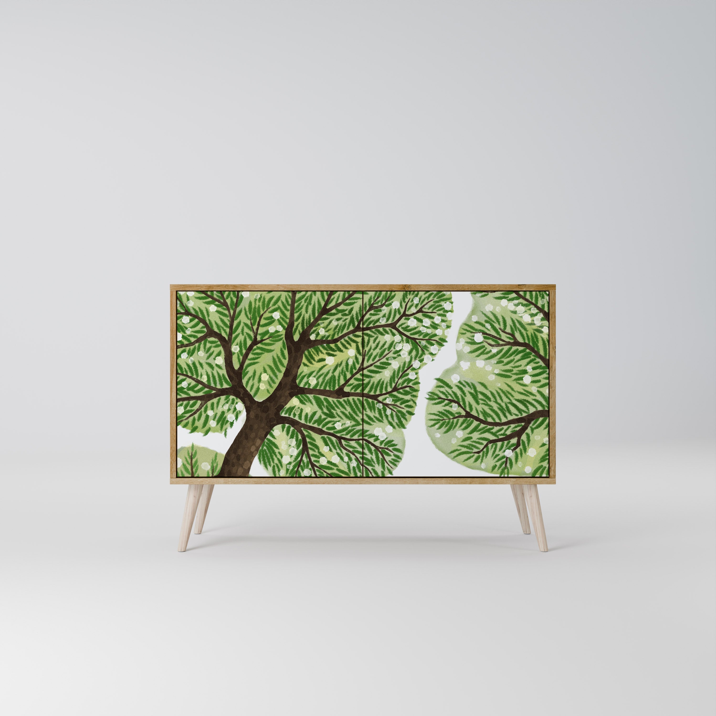 WILDERNESS DASH Sideboard mit 2 Türen in Eichenoptik