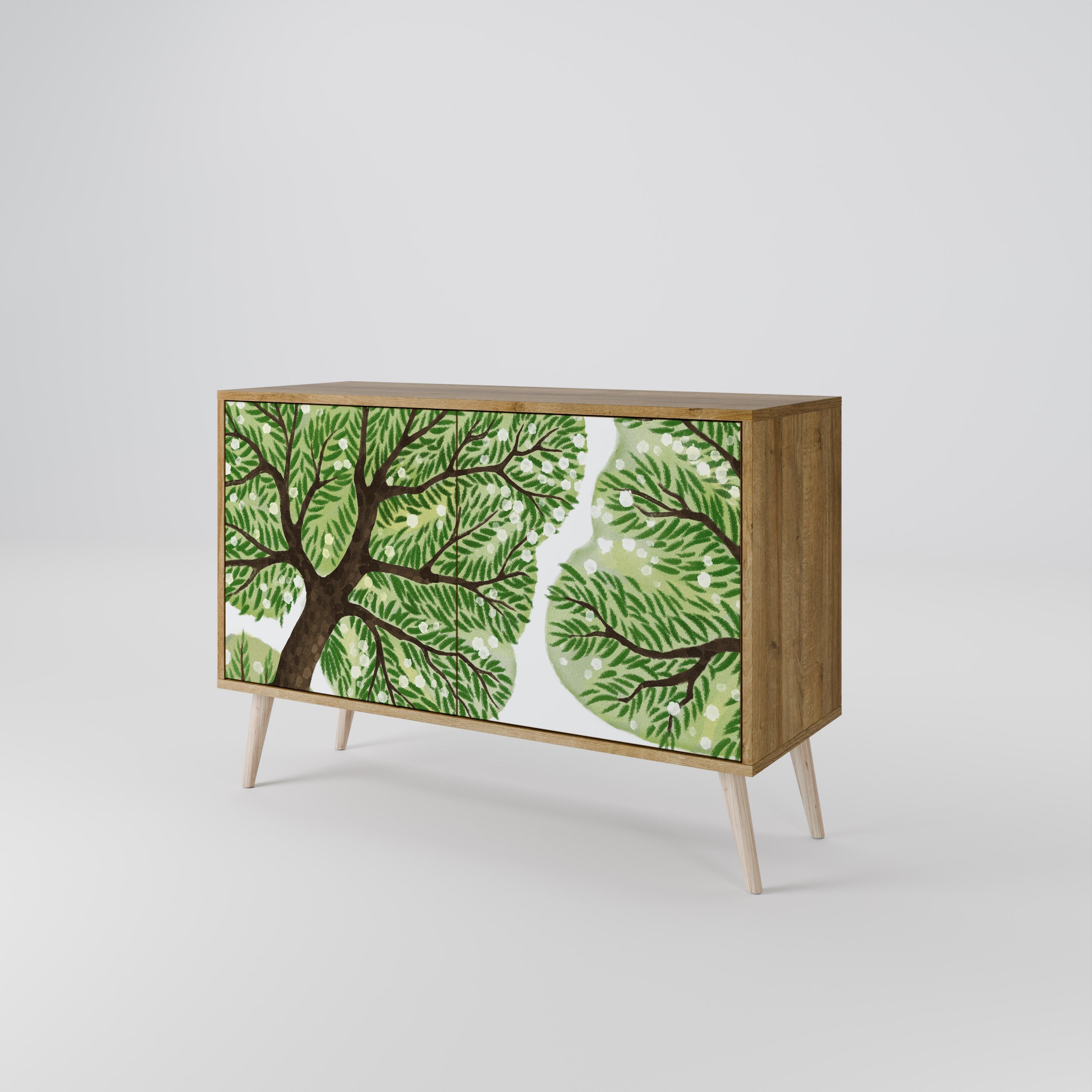 WILDERNESS DASH Sideboard mit 2 Türen in Eichenoptik
