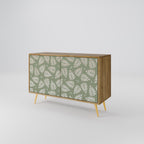 LEAVES ON GREEN Sideboard mit 2 Türen in Eiche-Optik