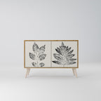 LEAFY STAMPS Sideboard mit 2 Türen in Eiche-Optik