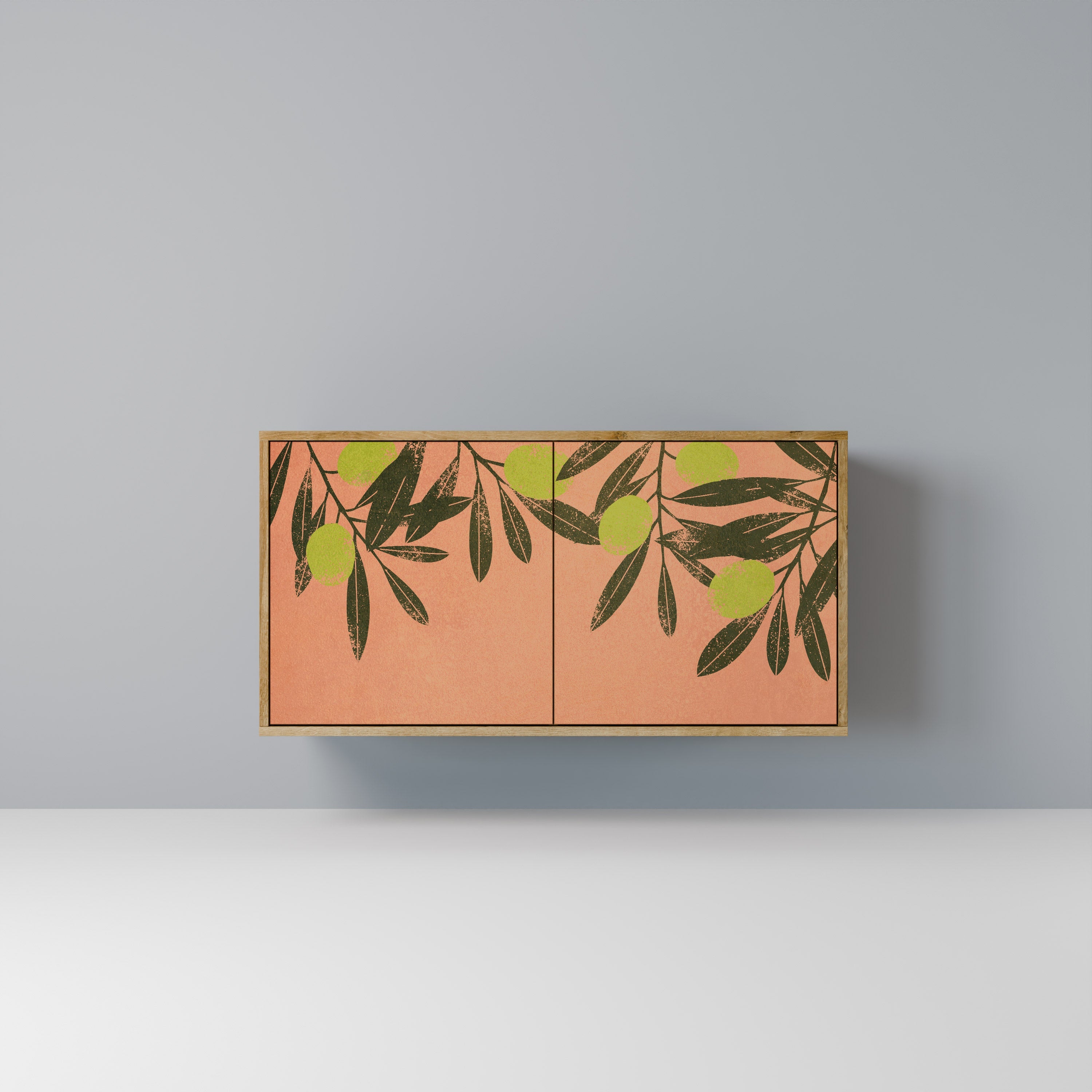 JUICY OLIVES Sideboard mit 2 Türen in Eichenoptik