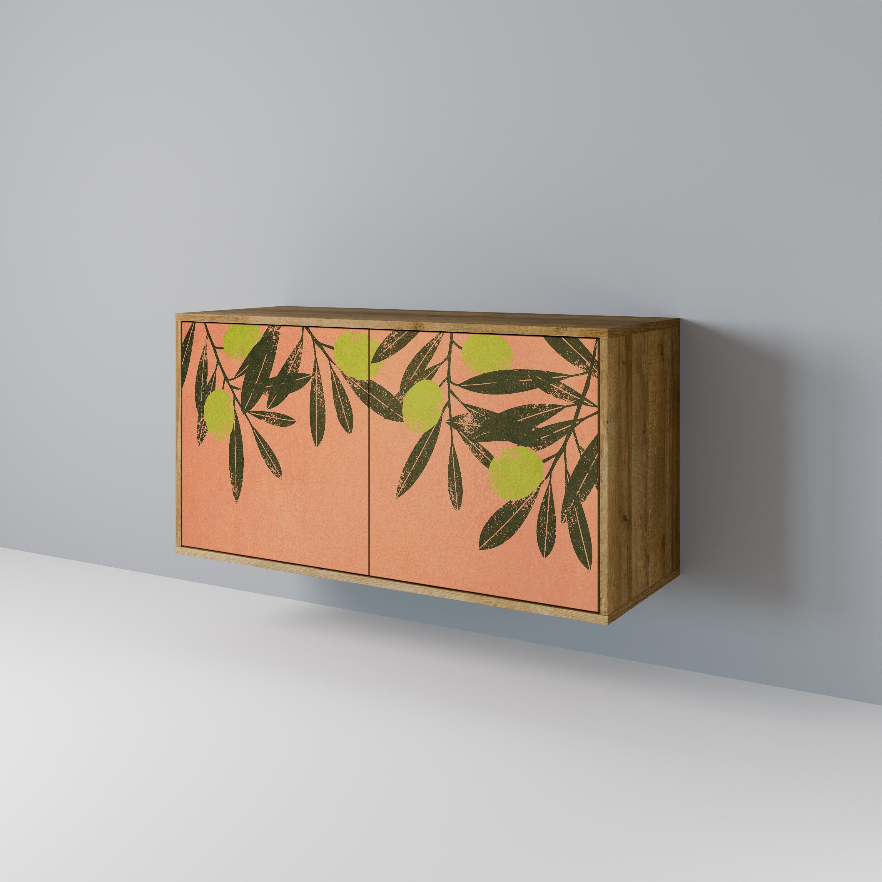 JUICY OLIVES Sideboard mit 2 Türen in Eichenoptik