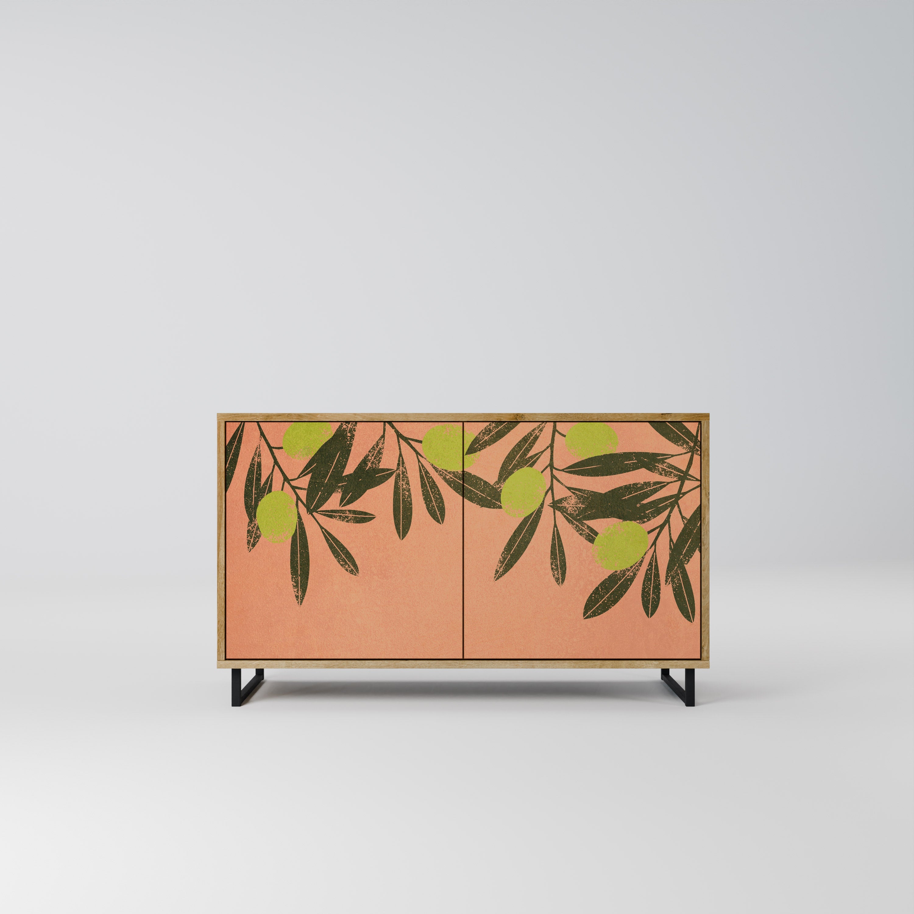 JUICY OLIVES Sideboard mit 2 Türen in Eichenoptik