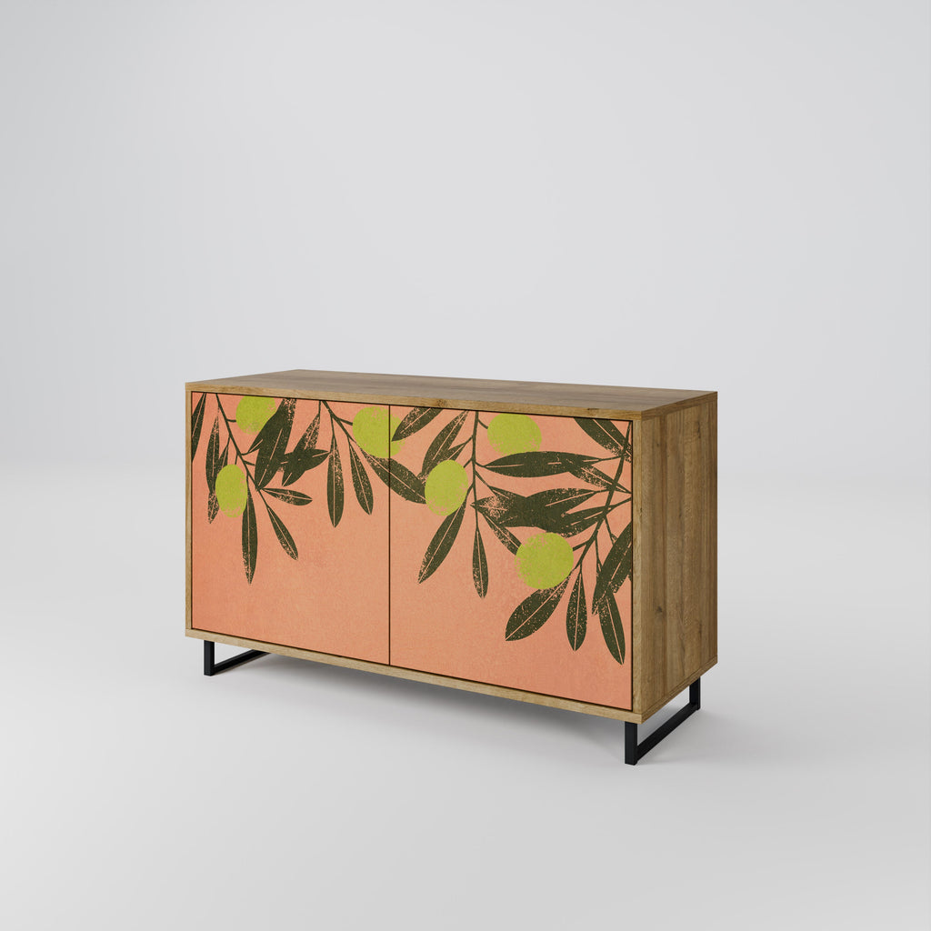 JUICY OLIVES Sideboard mit 2 Türen in Eichenoptik