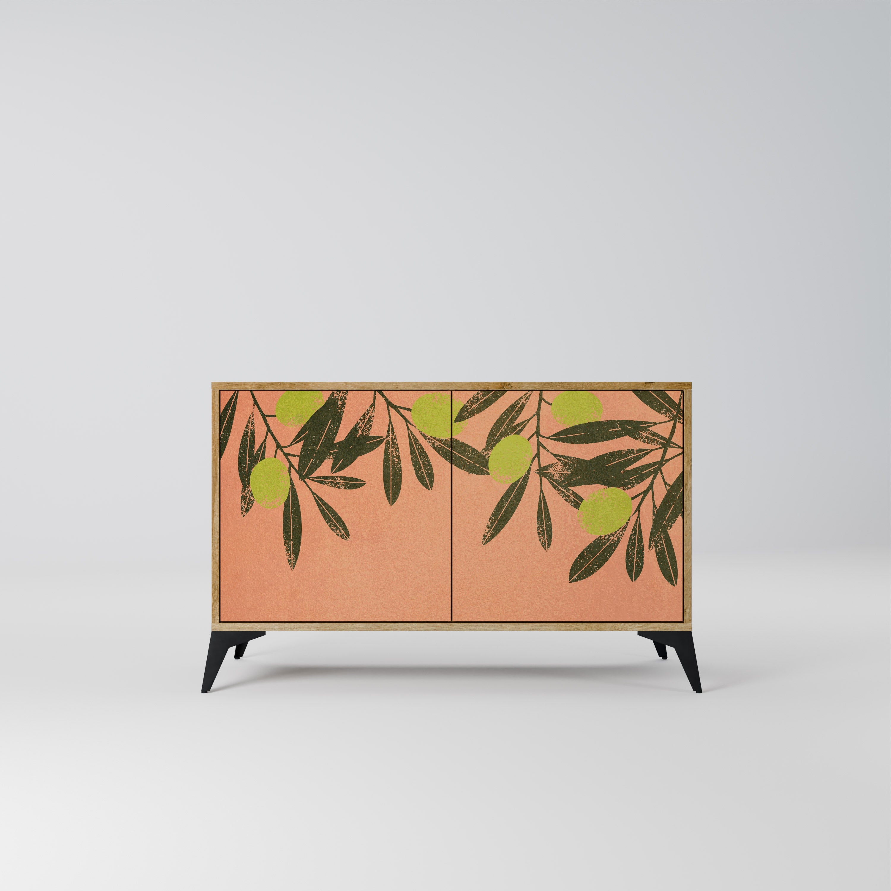 JUICY OLIVES Sideboard mit 2 Türen in Eichenoptik