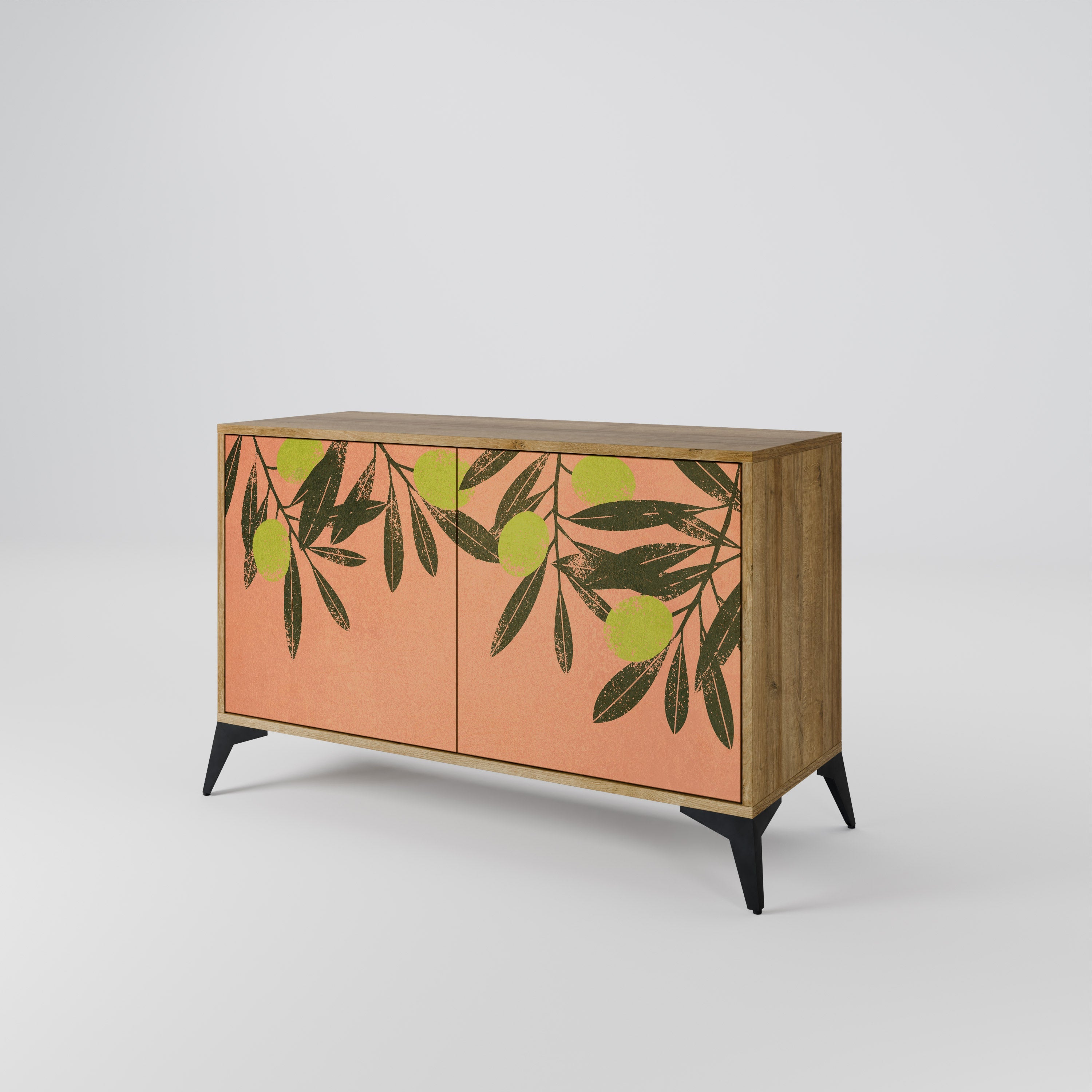 JUICY OLIVES Sideboard mit 2 Türen in Eichenoptik