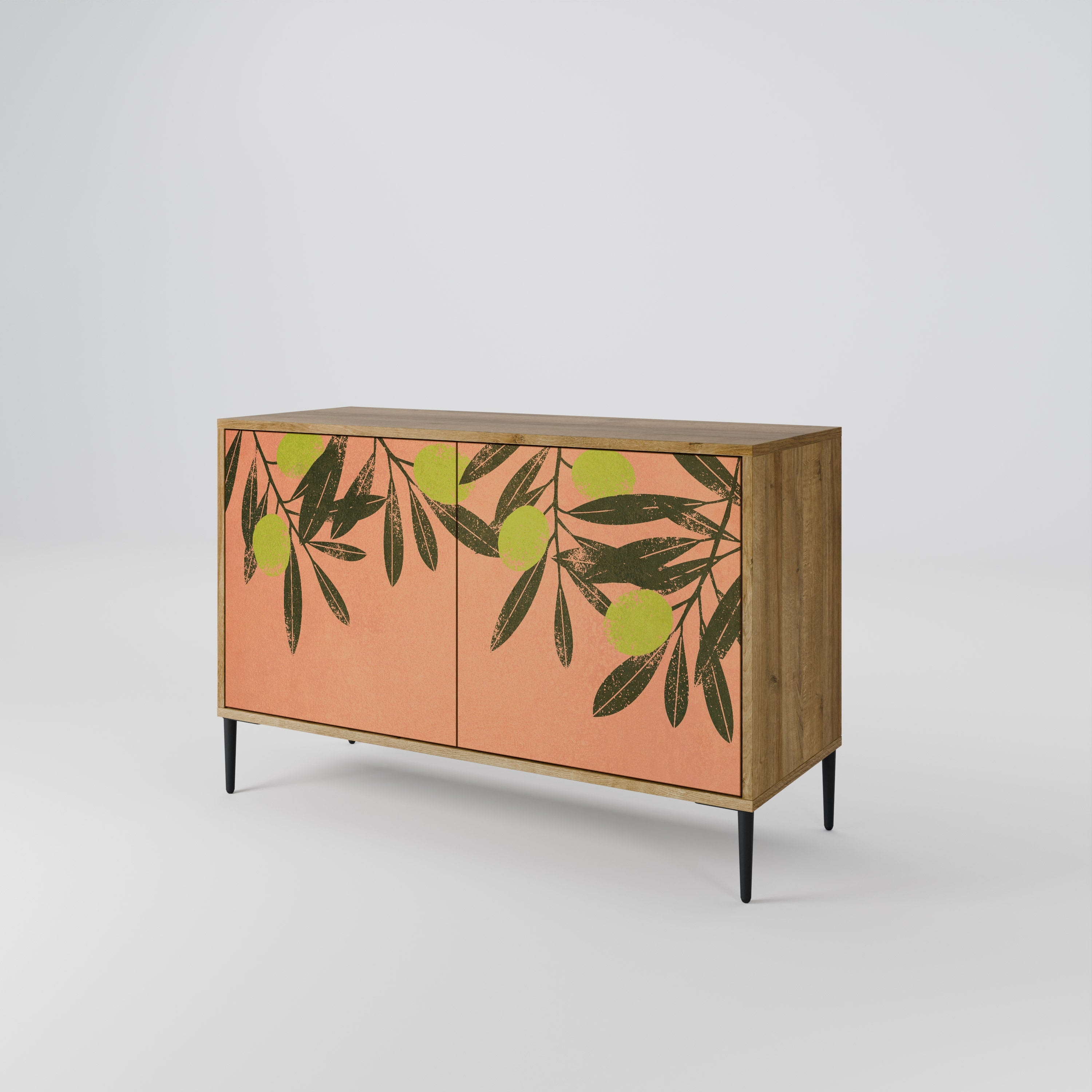 JUICY OLIVES Sideboard mit 2 Türen in Eichenoptik