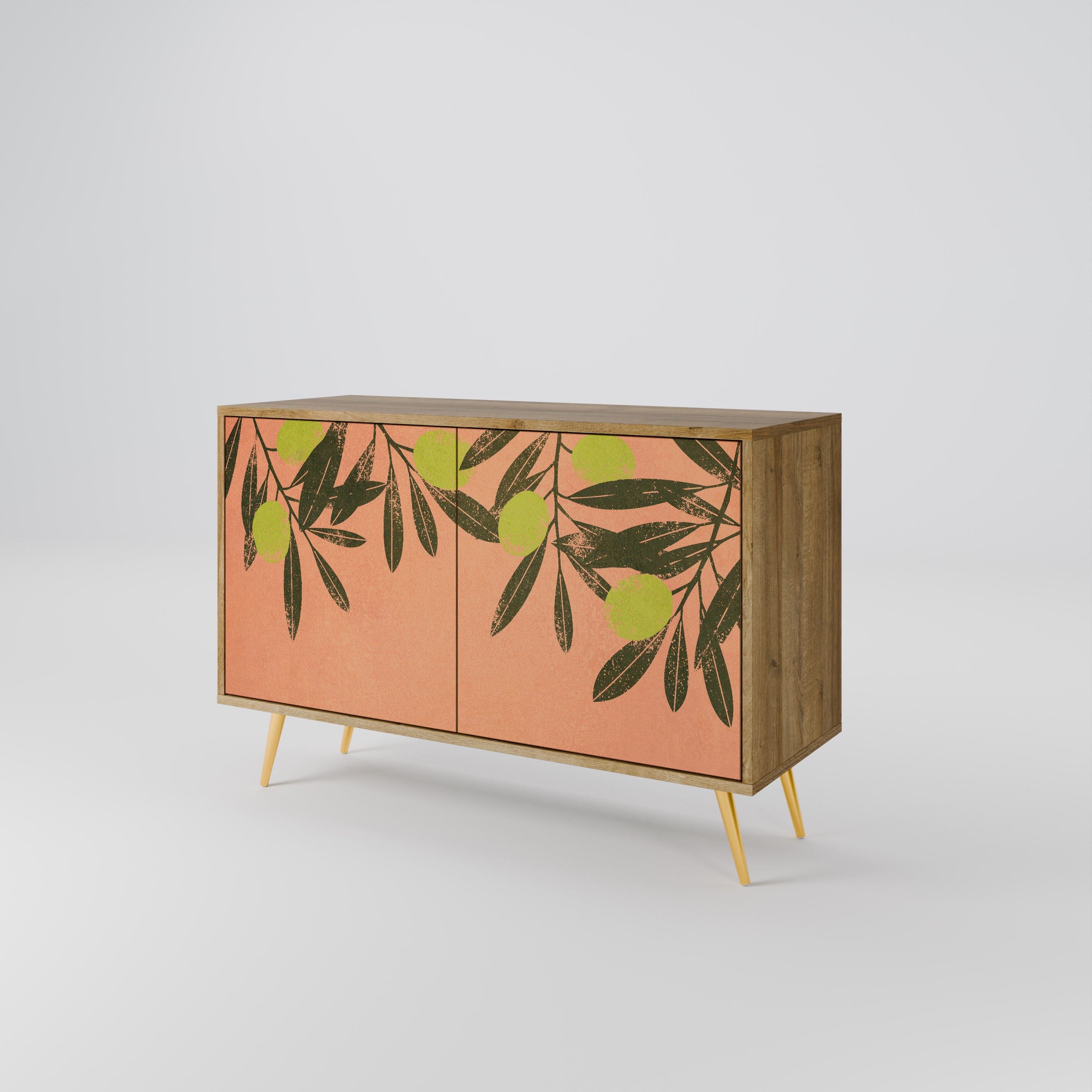 JUICY OLIVES Sideboard mit 2 Türen in Eichenoptik