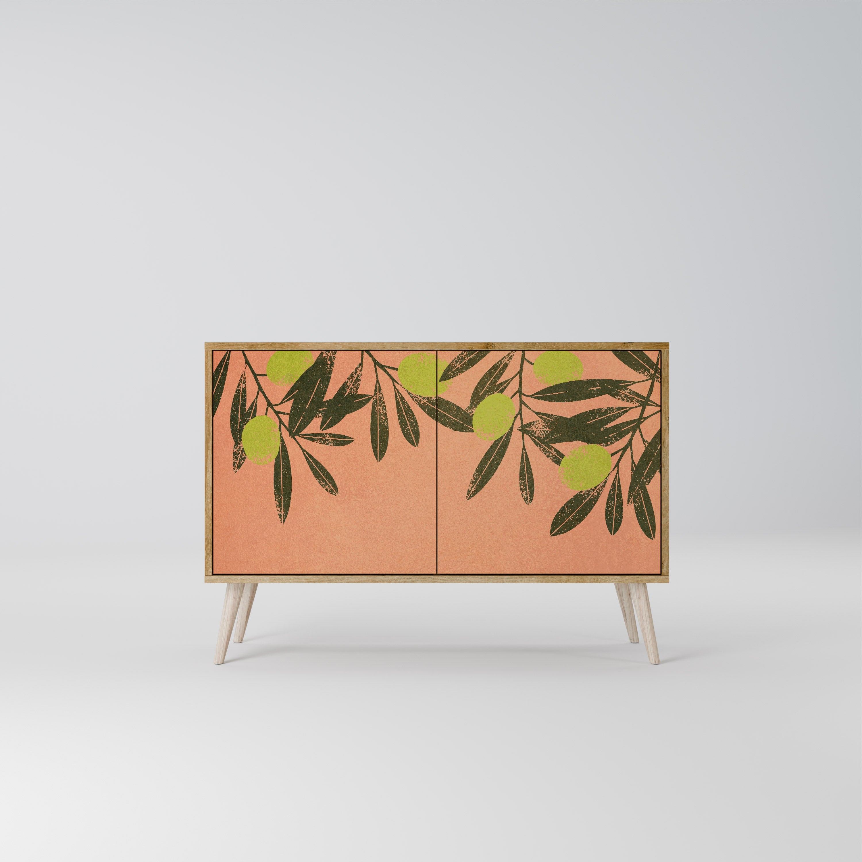 JUICY OLIVES Sideboard mit 2 Türen in Eichenoptik