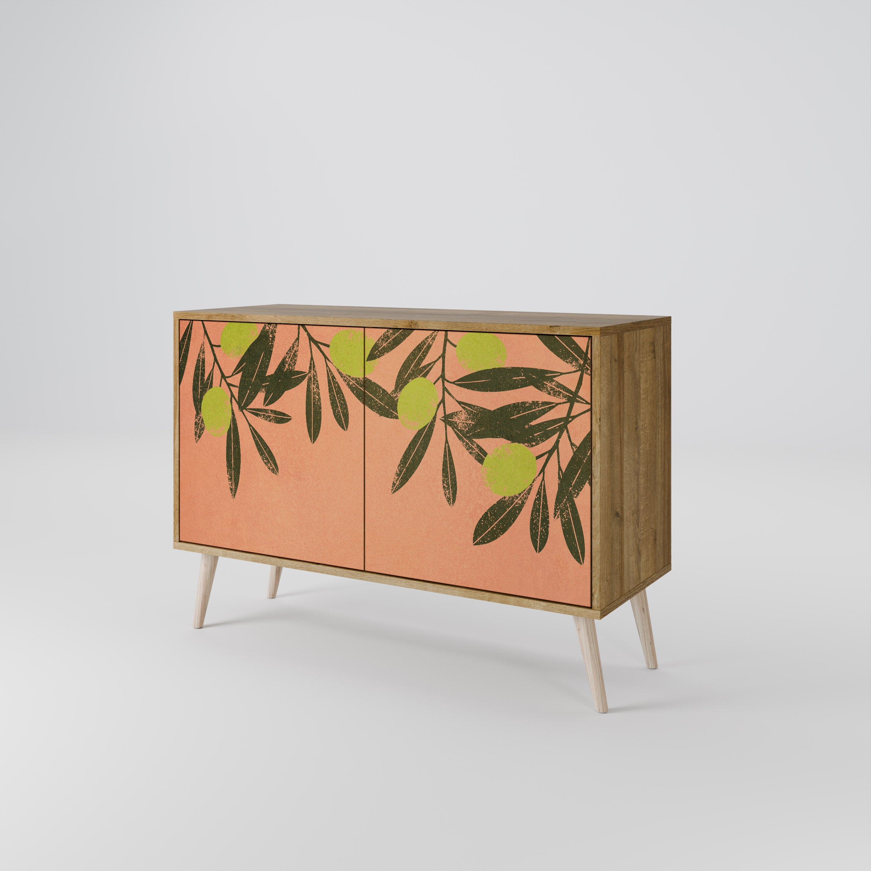 JUICY OLIVES Sideboard mit 2 Türen in Eichenoptik