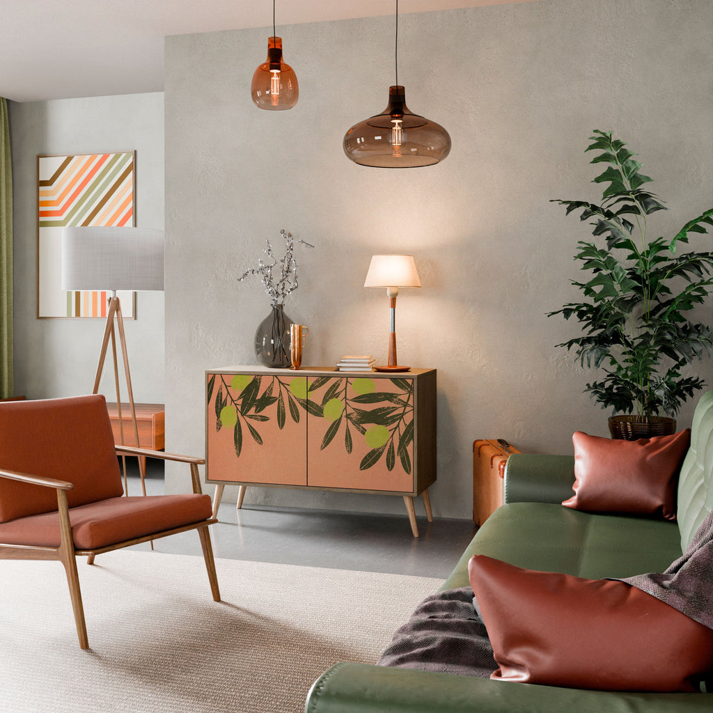 JUICY OLIVES Sideboard mit 2 Türen in Eichenoptik