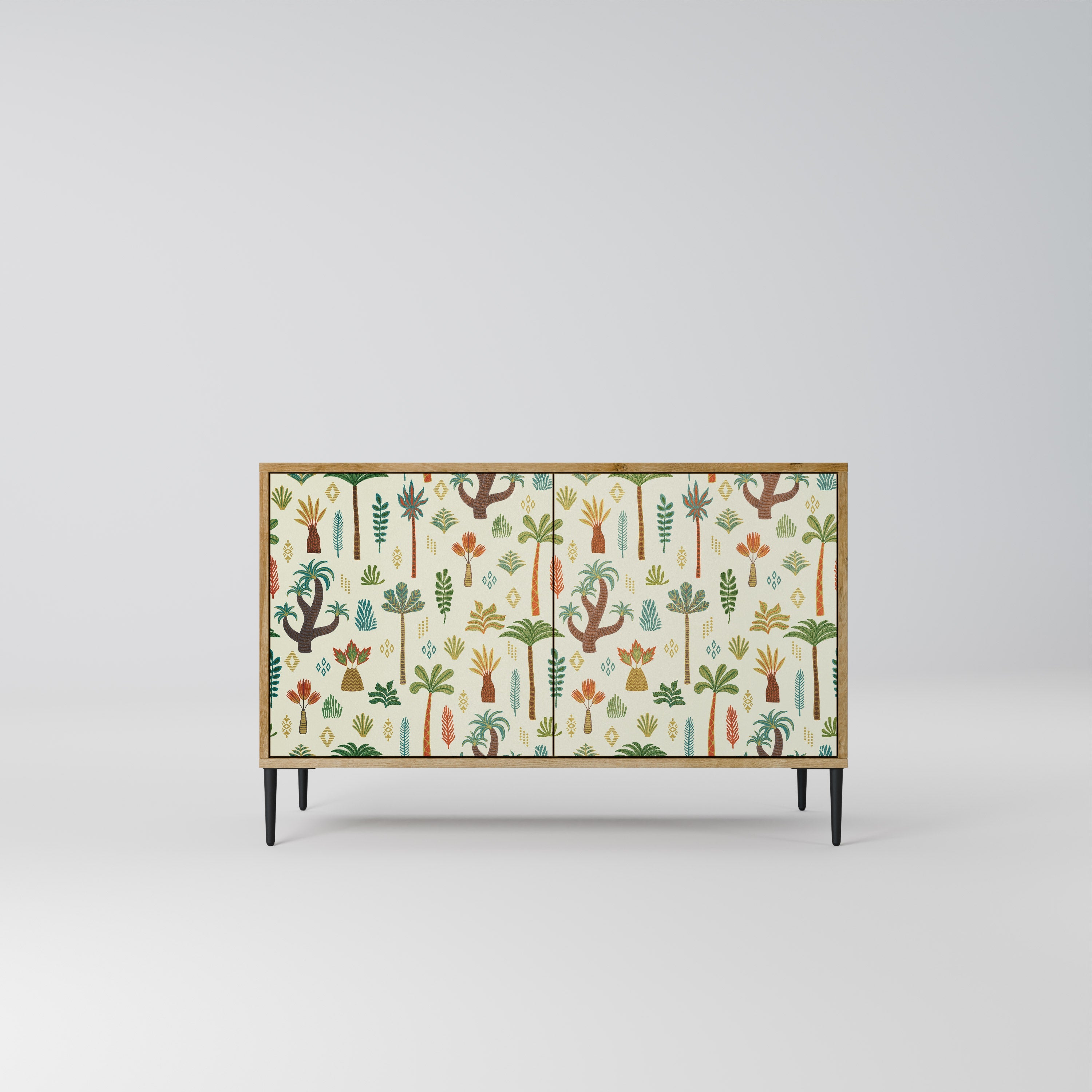 PALM SPRING Sideboard mit 2 Türen in Eichenoptik