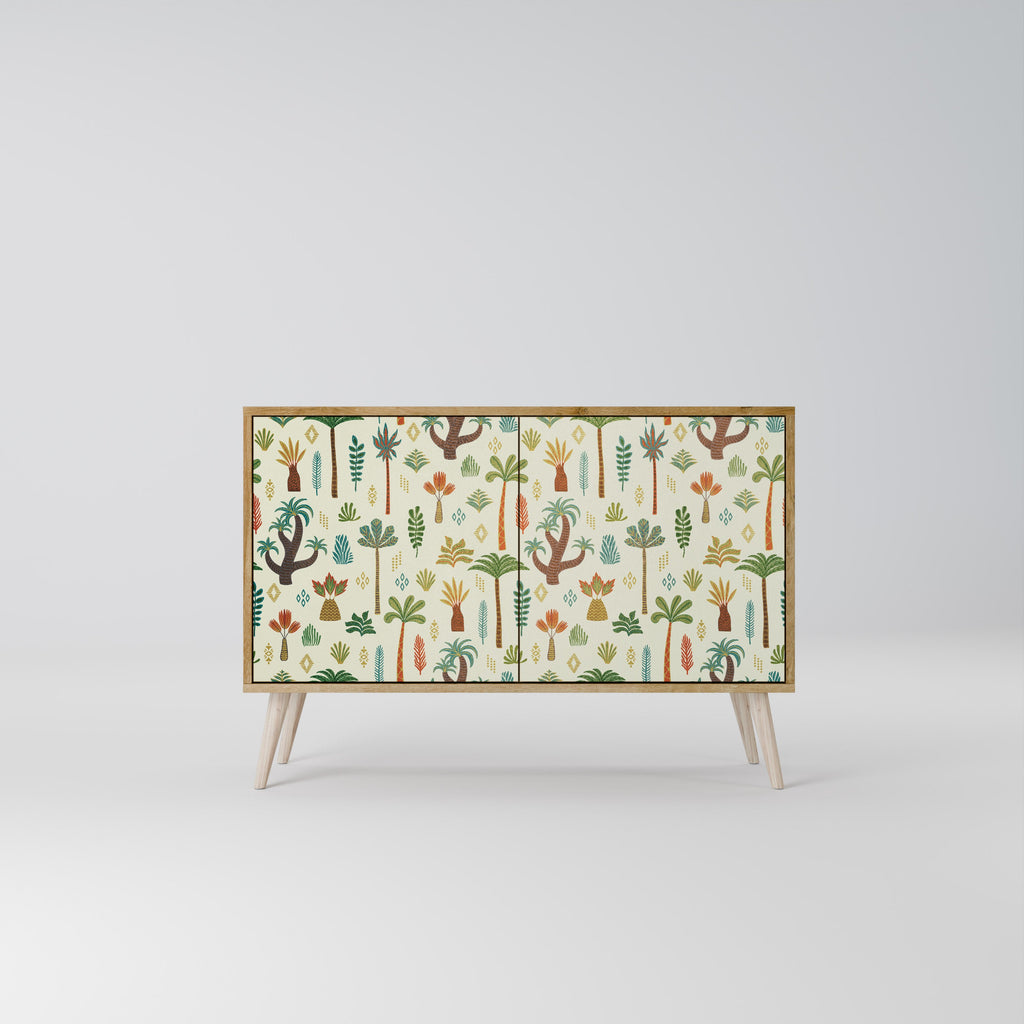 PALM SPRING Sideboard mit 2 Türen in Eichenoptik
