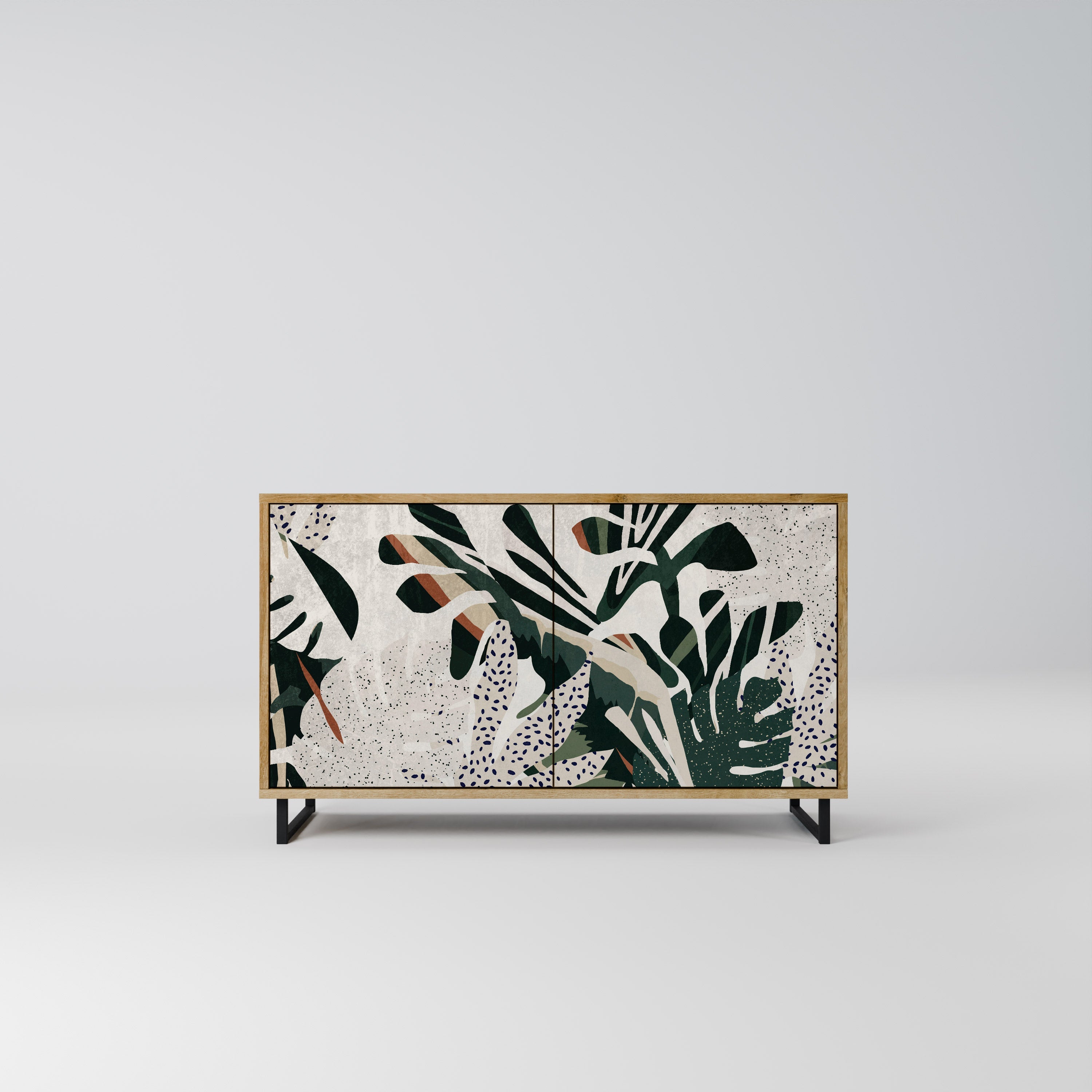 VERDURE FORMATION Sideboard mit 2 Türen in Eichenoptik
