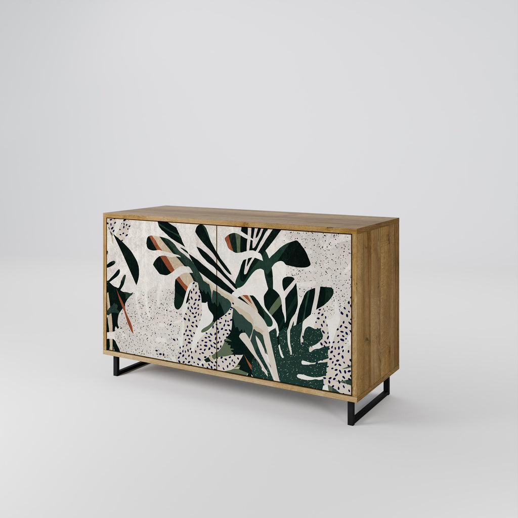 VERDURE FORMATION Sideboard mit 2 Türen in Eichenoptik